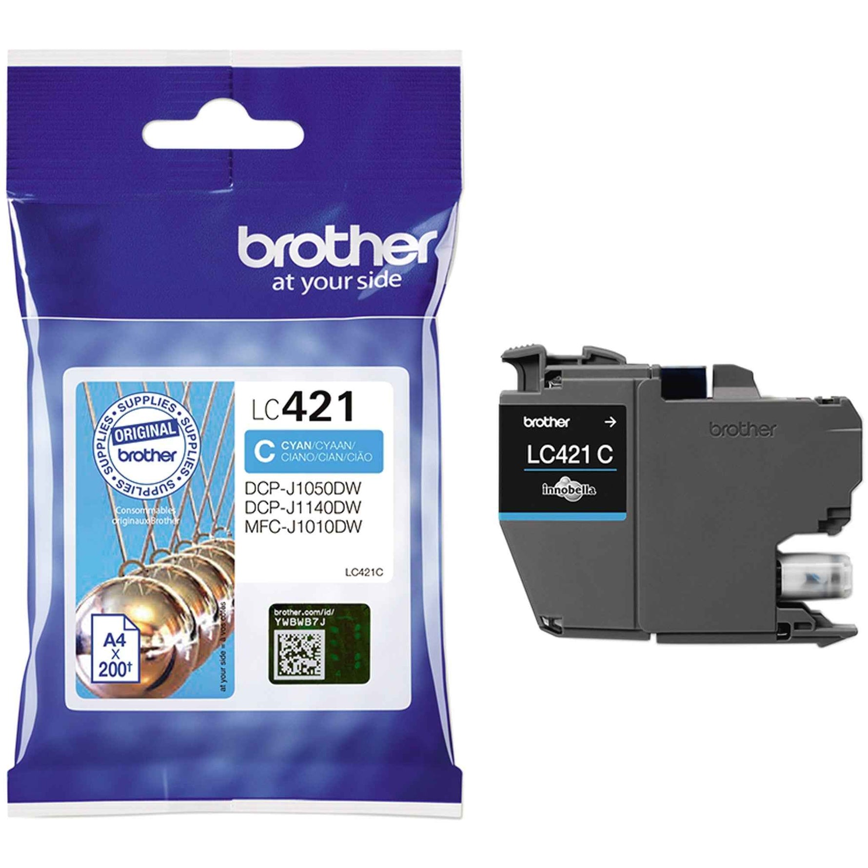 Brother Tintenpatrone LC-421C cyan