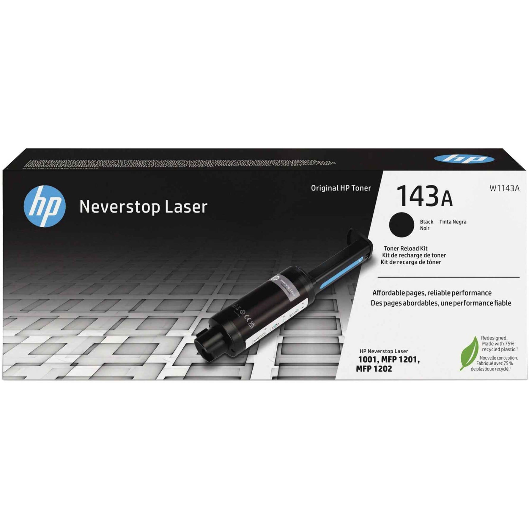 HP Toner schwarz 143A