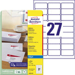 Avery Zweckform Adressetikett 63,5 x 29,6 mm (B x H)