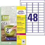 Avery Zweckform Folienetikett 45,7 x 21,2 mm (B x H)