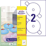 Avery Zweckform CD/DVD Etikett 117 mm 50 Etik./Pack.
