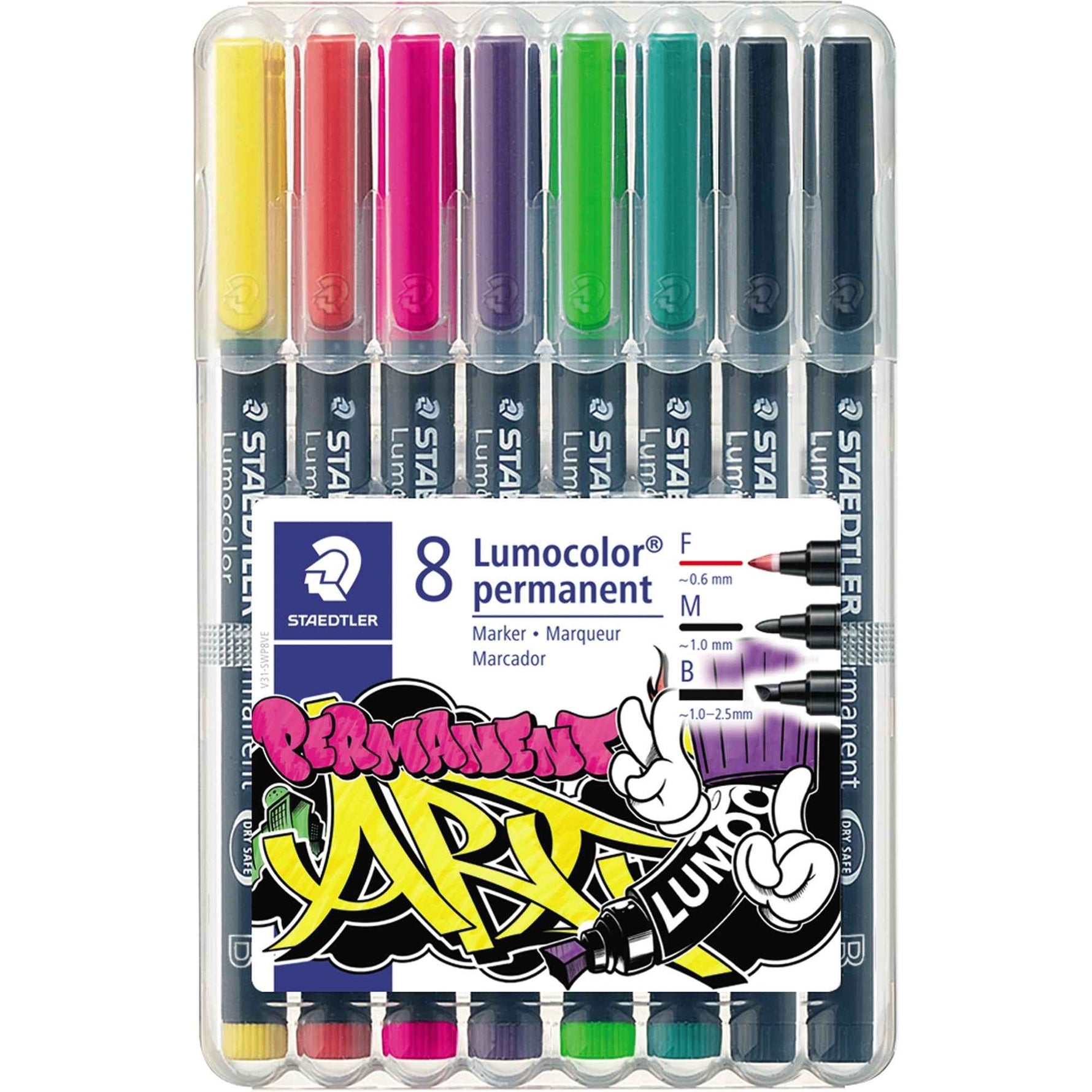 STAEDTLER® Folienstift Lumocolor® permanent 31 8 St./Pack.