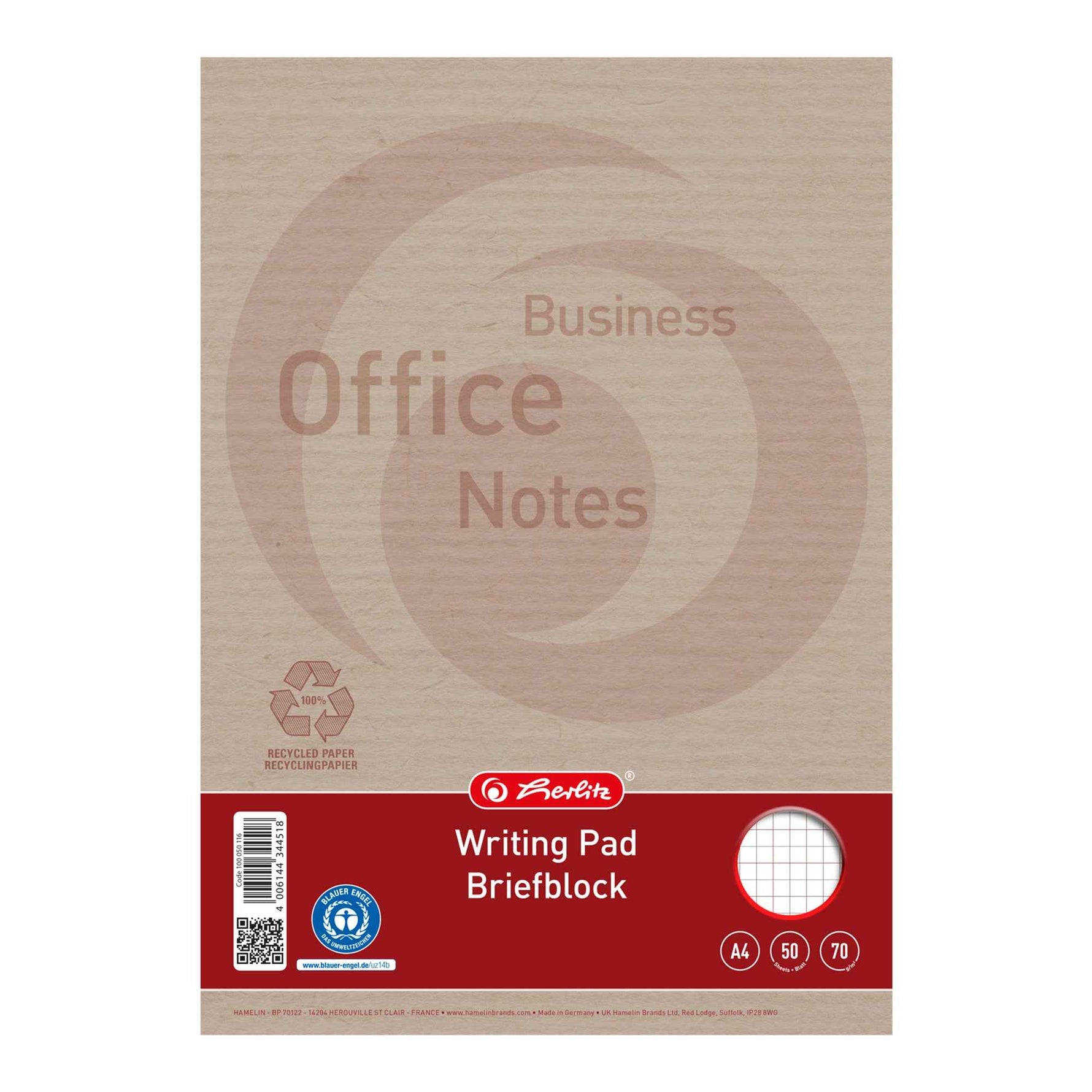 Landré Briefblock Business Office Notes DIN A4