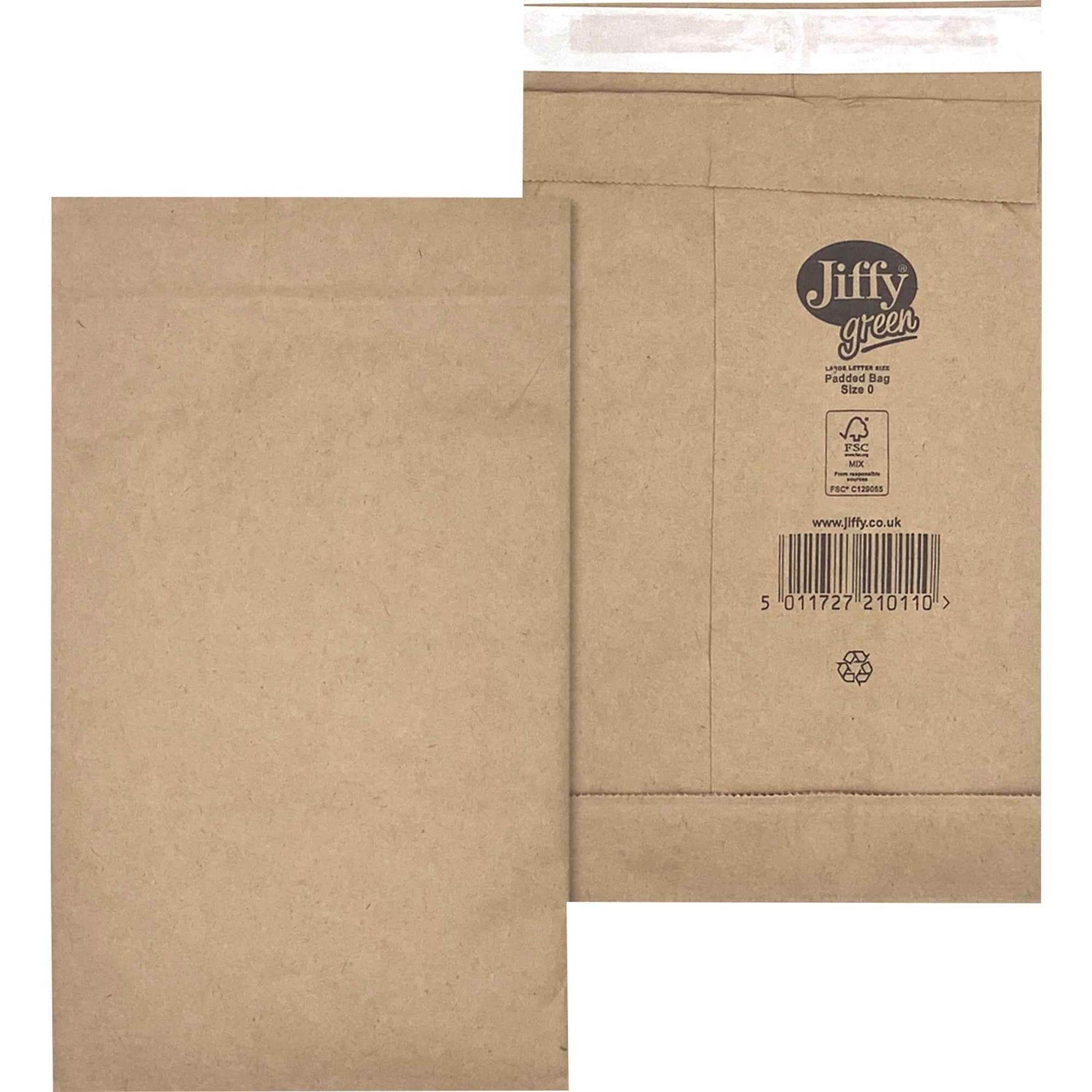 Jiffy® Papierpolstertasche Nr. 0 200 St./Pack.