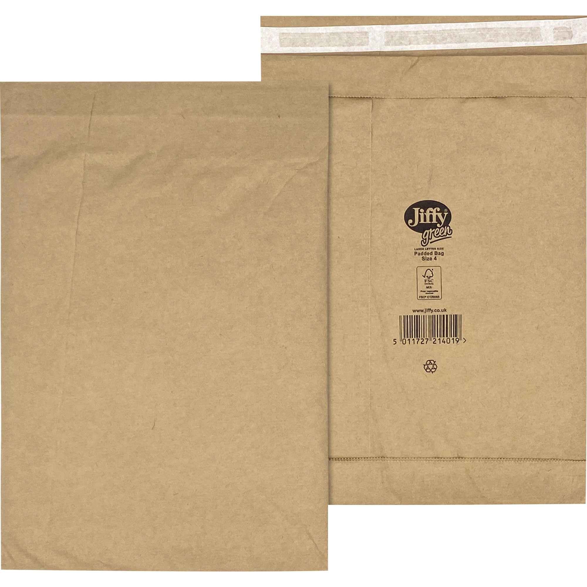Jiffy® Papierpolstertasche Nr. 4 100 St./Pack.