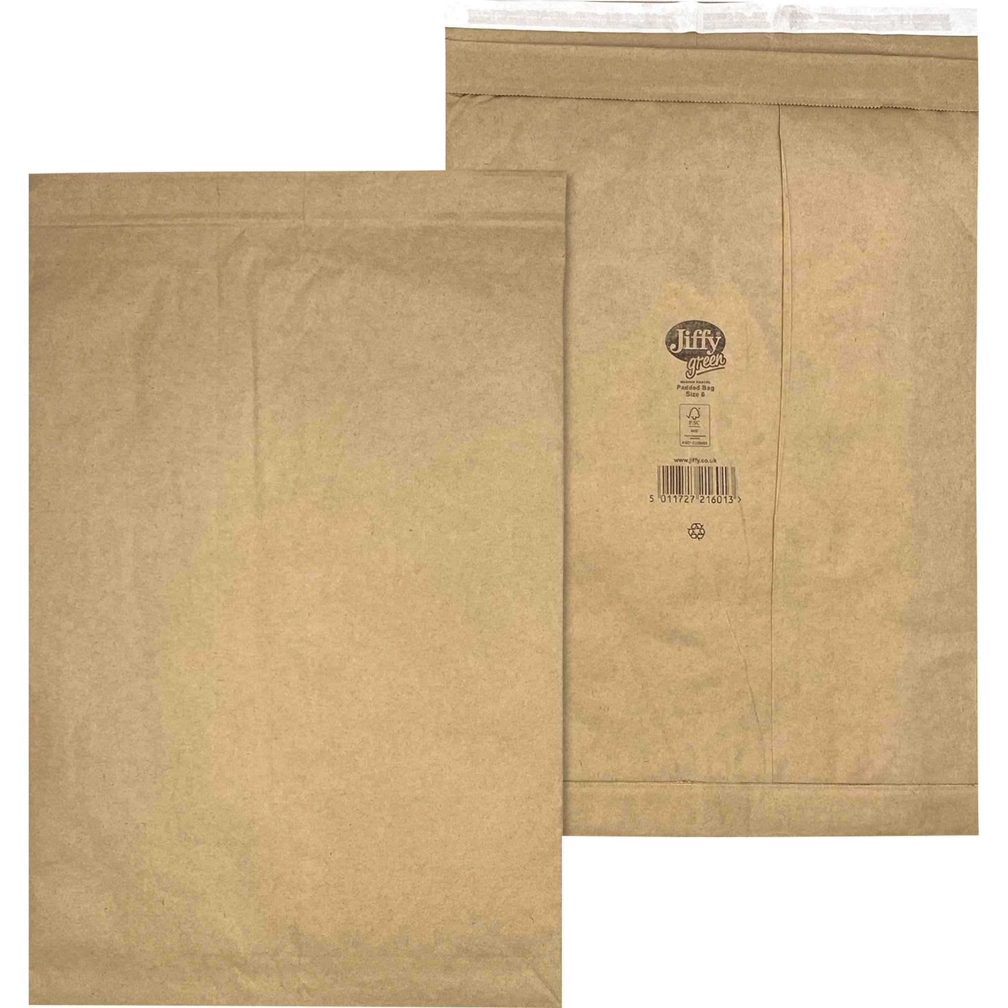 Jiffy® Papierpolstertasche Nr. 6 50 St./Pack.