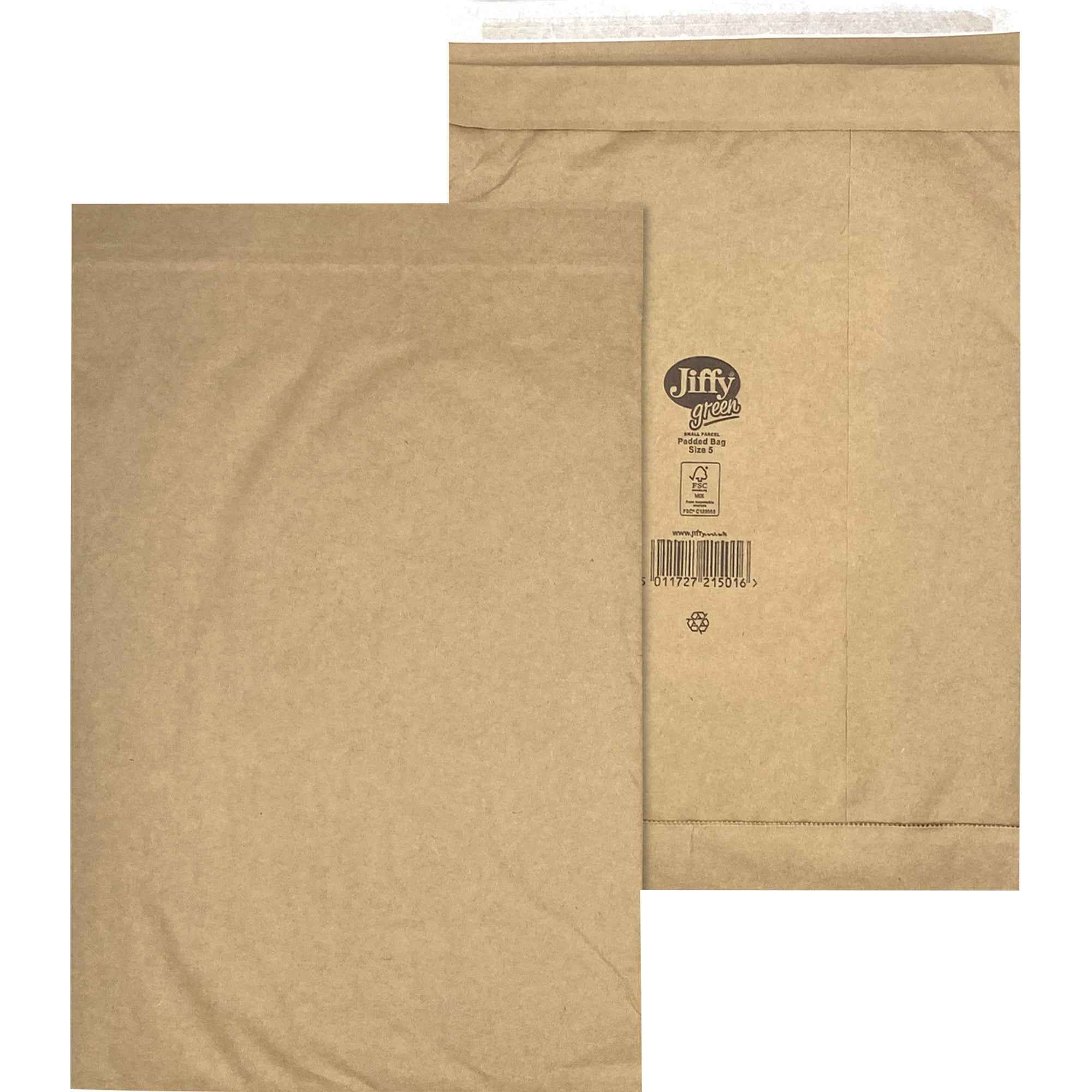 Jiffy® Papierpolstertasche Nr. 5 100 St./Pack.