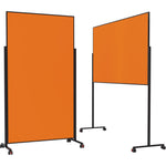 magnetoplan® Moderationstafel Design VarioPin schwarz, pulverbeschichtet - Wiepa Bürofachpartner