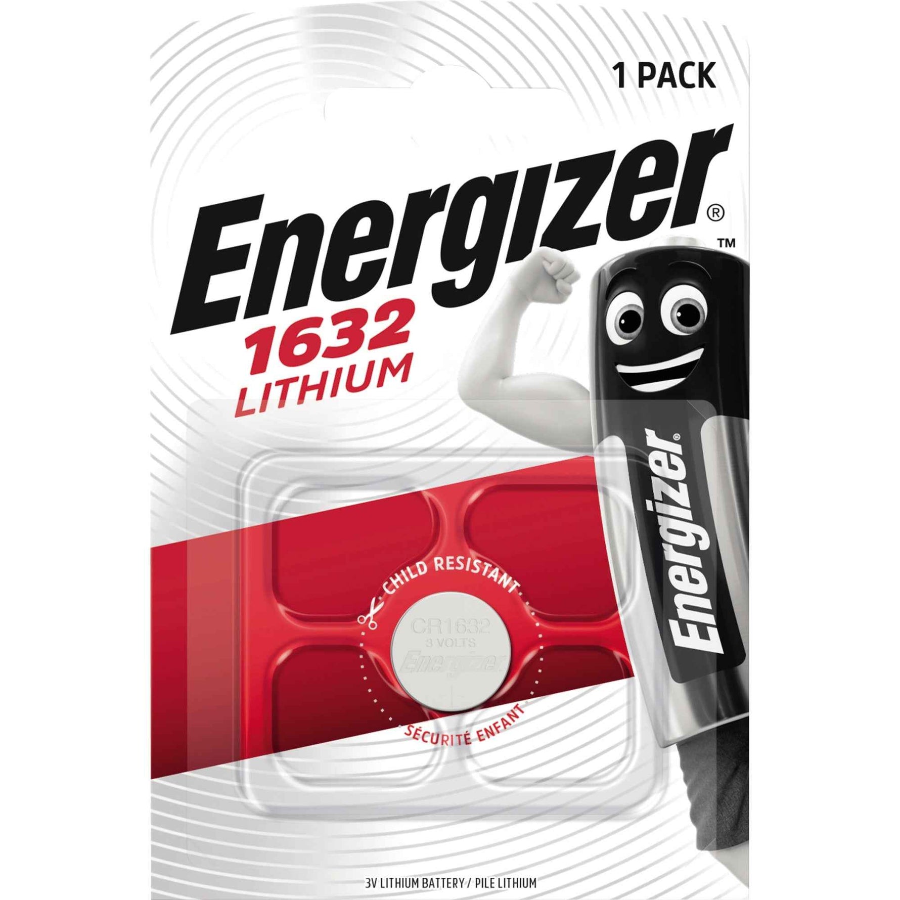 Energizer® Knopfzelle Lithium CR1632 130 mAh