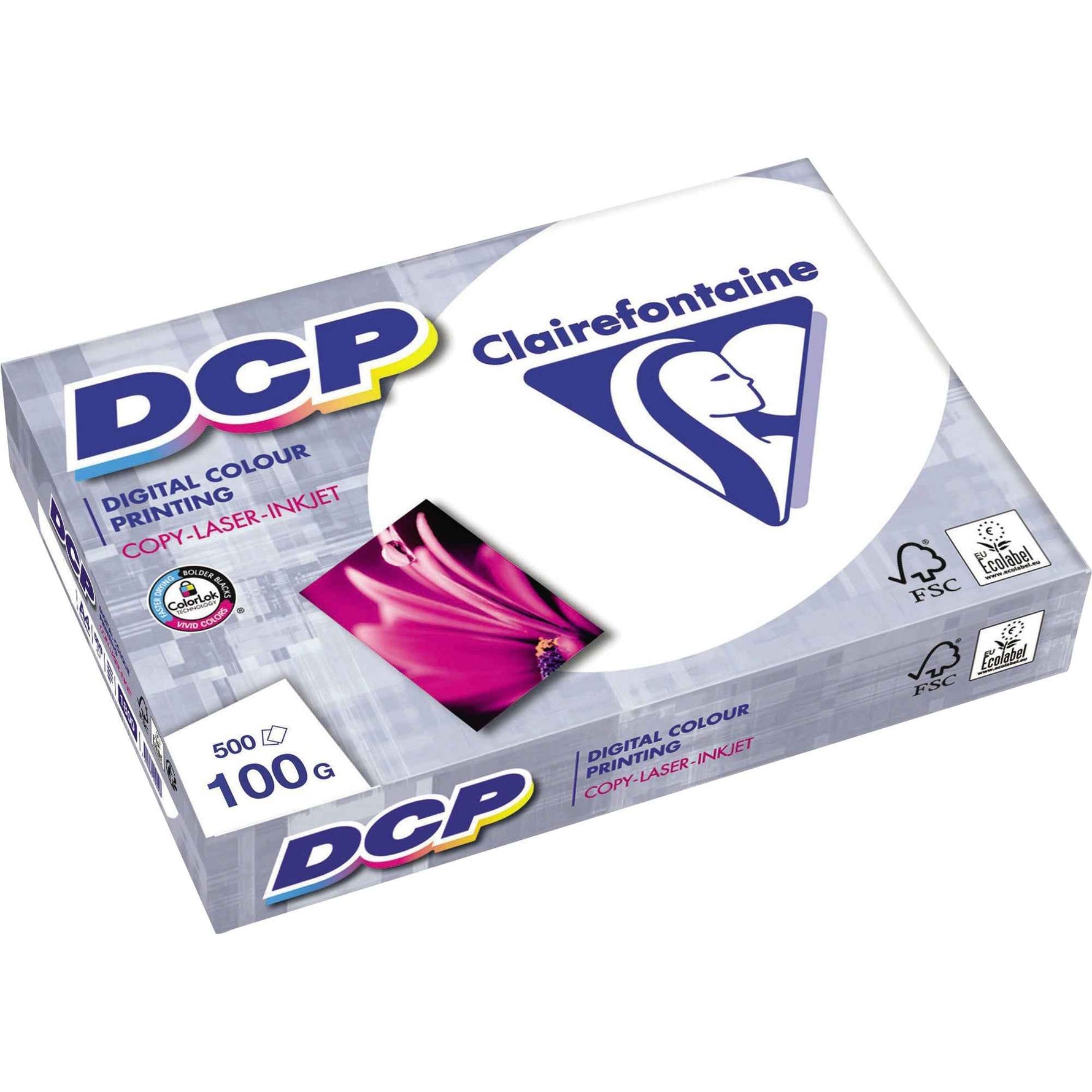 Clairefontaine Farblaserpapier DCP DIN A4 500 Bl./Pack.
