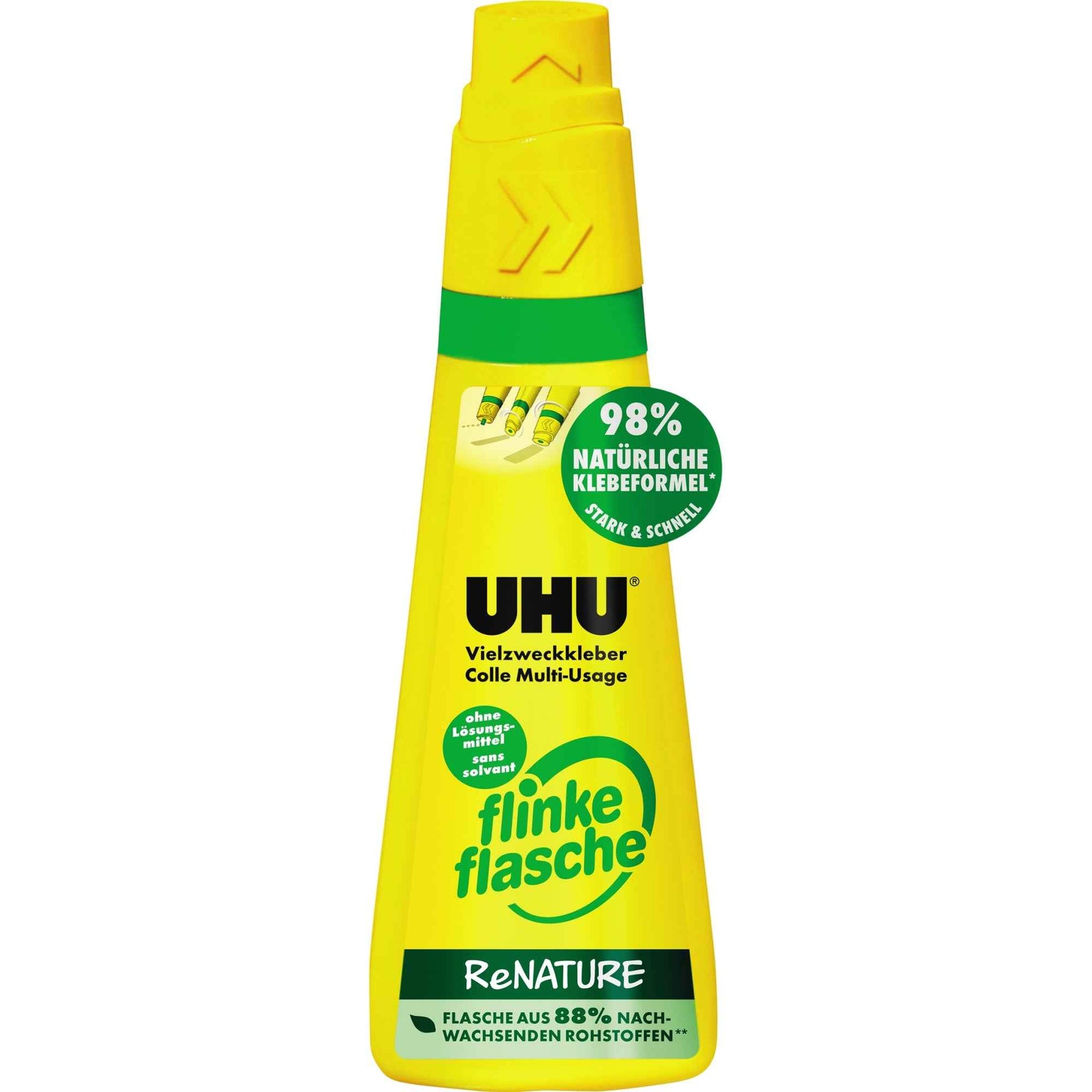 UHU® Alleskleber flinke Flasche ReNATURE