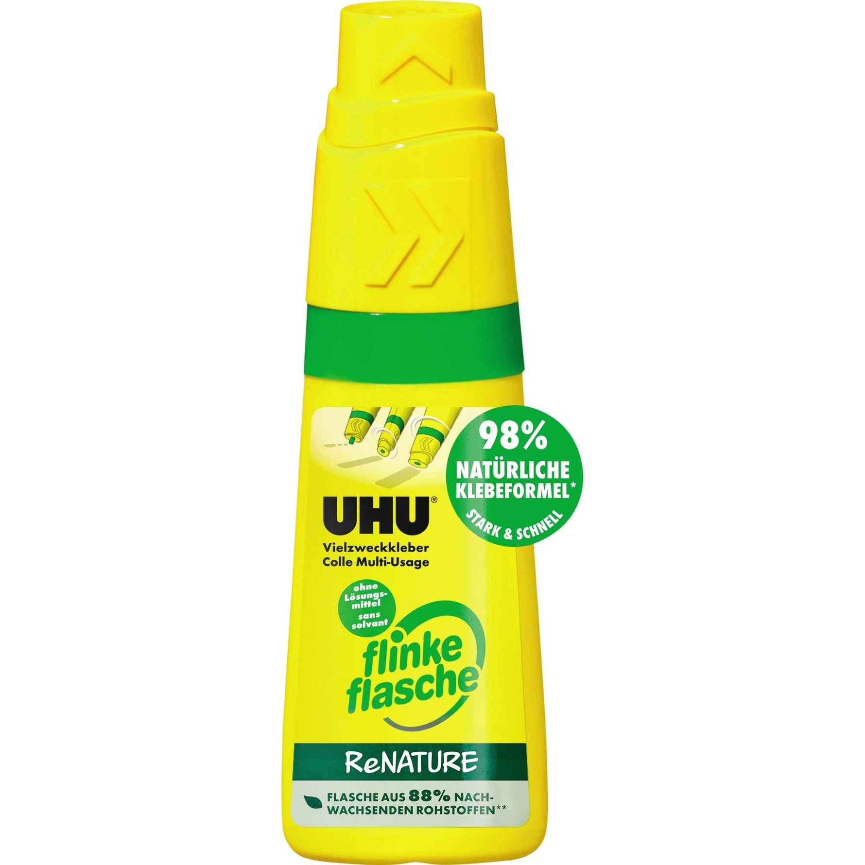 UHU® Alleskleber flinke Flasche ReNATURE
