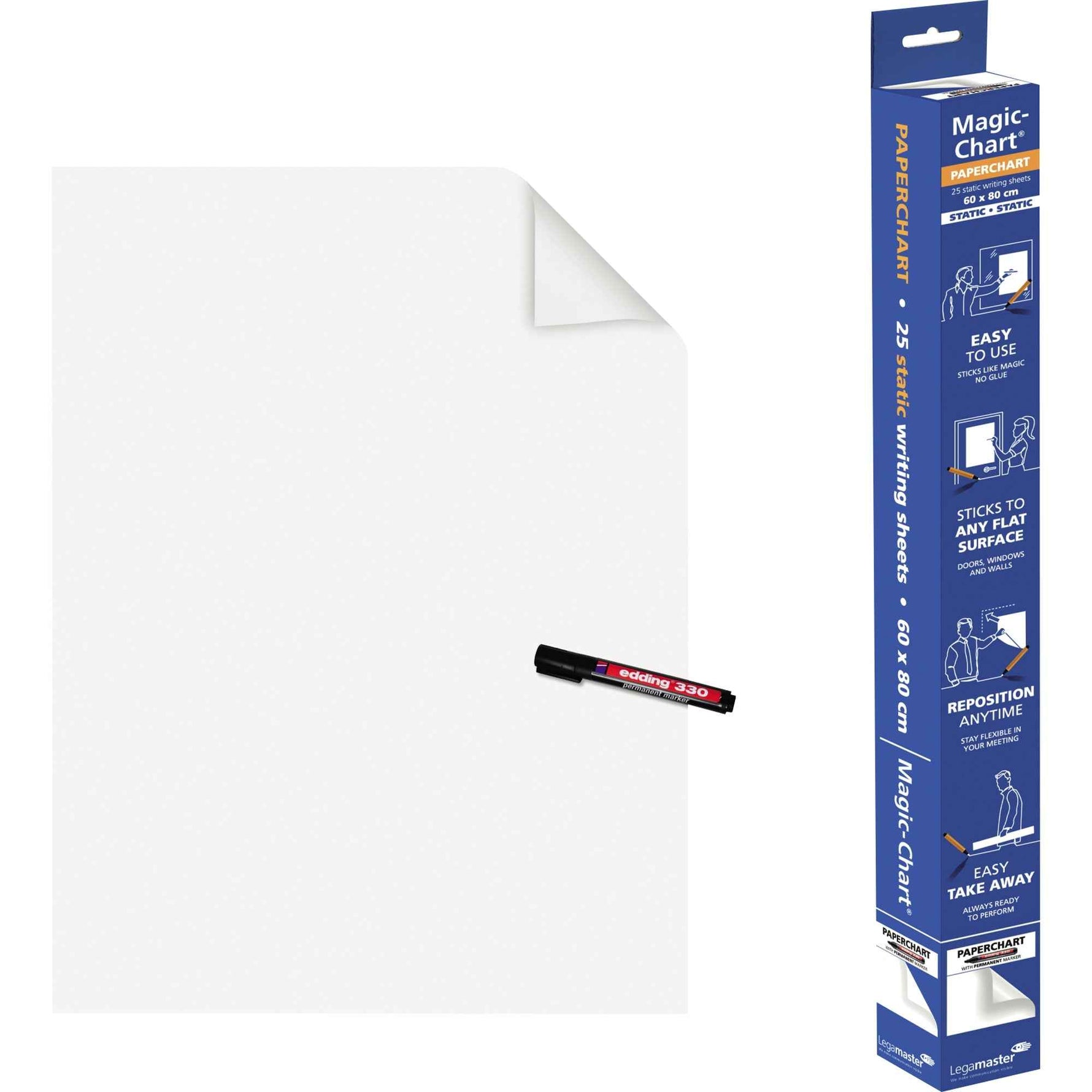 Legamaster Flipchartfolie Magic Chart Paperchart