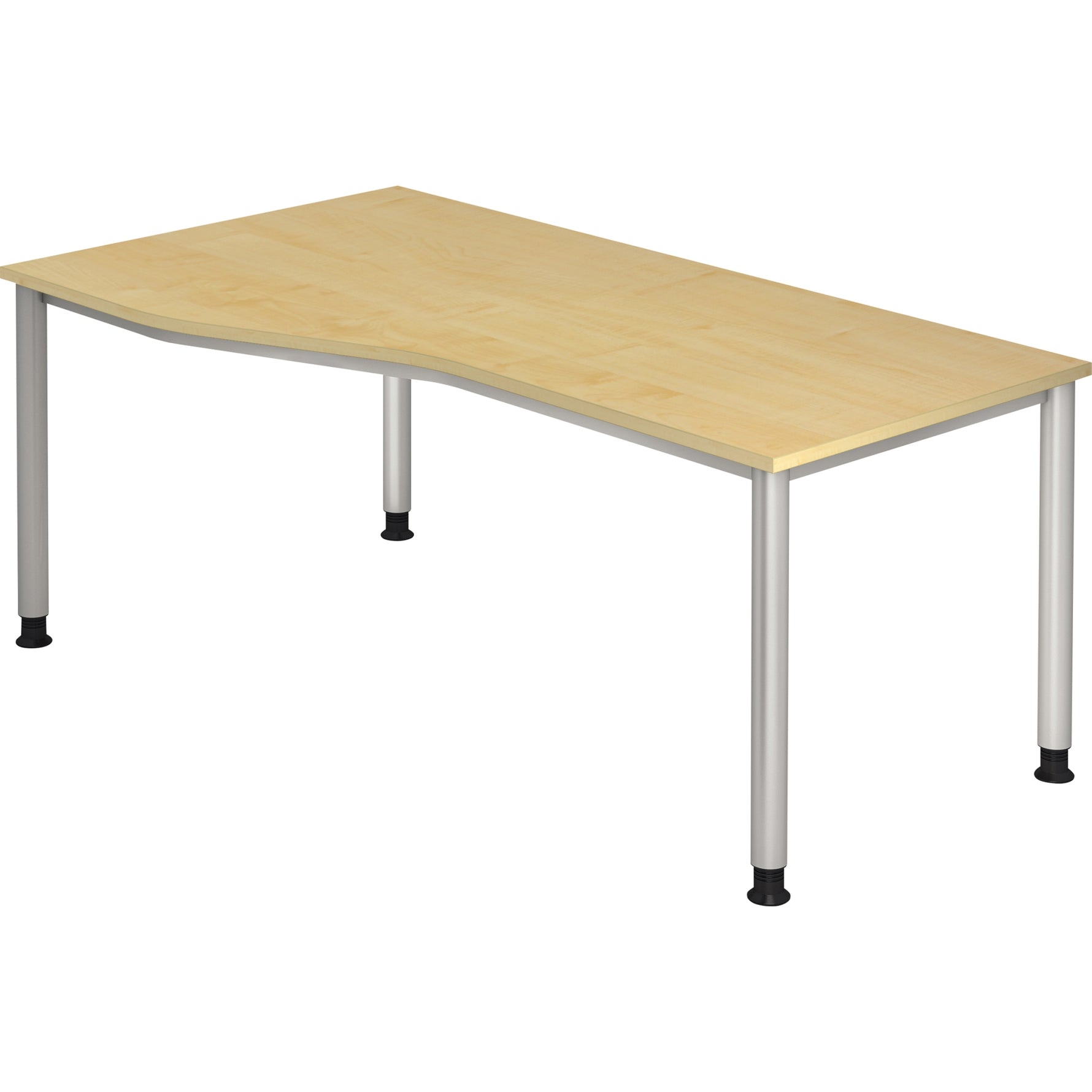 Hammerbacher Schreibtisch 1.800 x 680-810 x 800-1.000 mm (B x H x T) – Produktbild 5