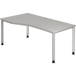 Hammerbacher Schreibtisch 1.800 x 680-810 x 800-1.000 mm (B x H x T) – Produktbild 6