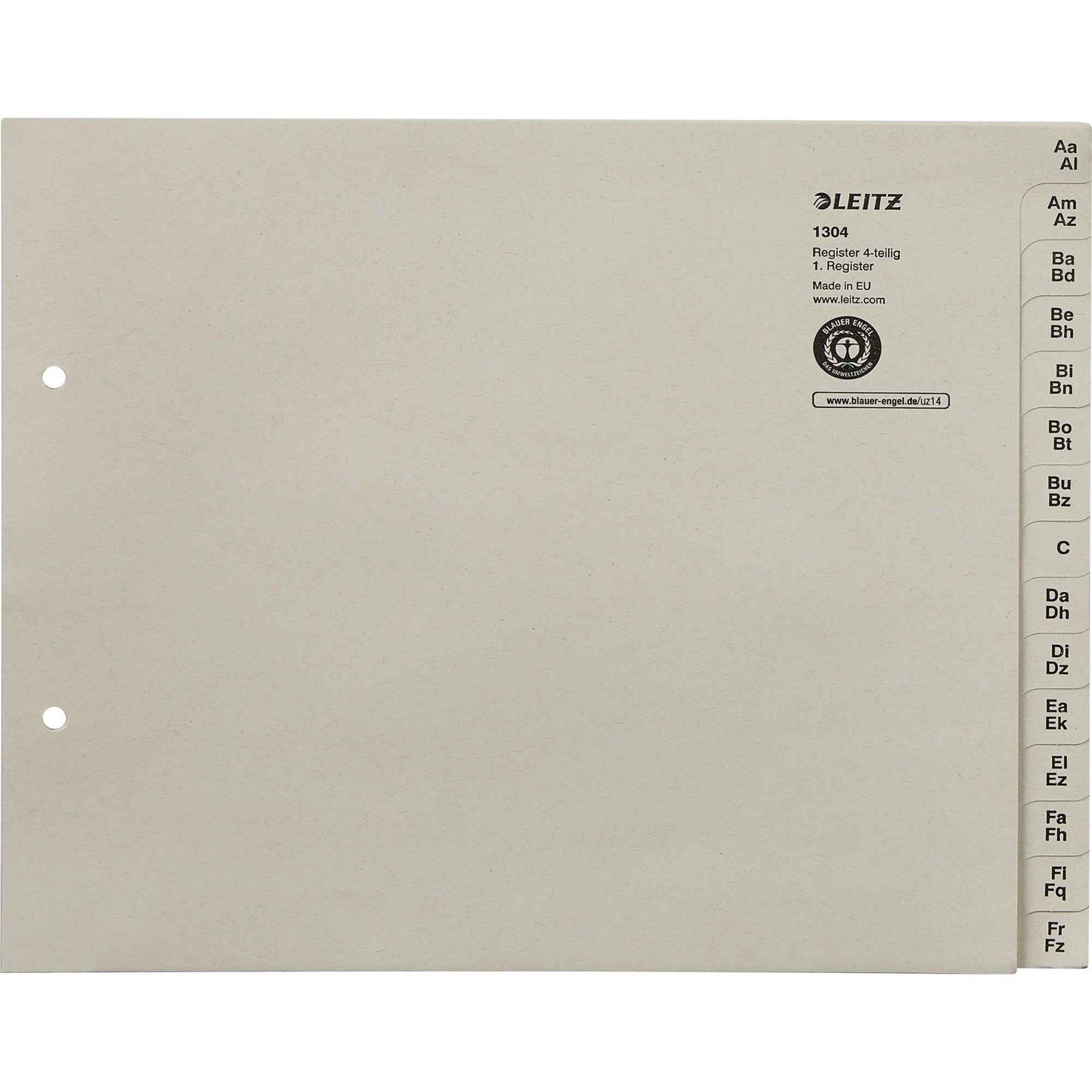 Leitz A-Z Register 60 Registerblätter