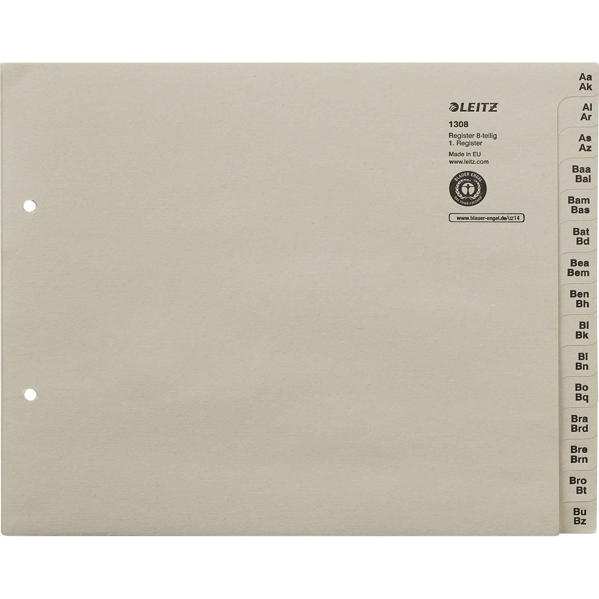 Leitz A-Z Register 120 Registerblätter