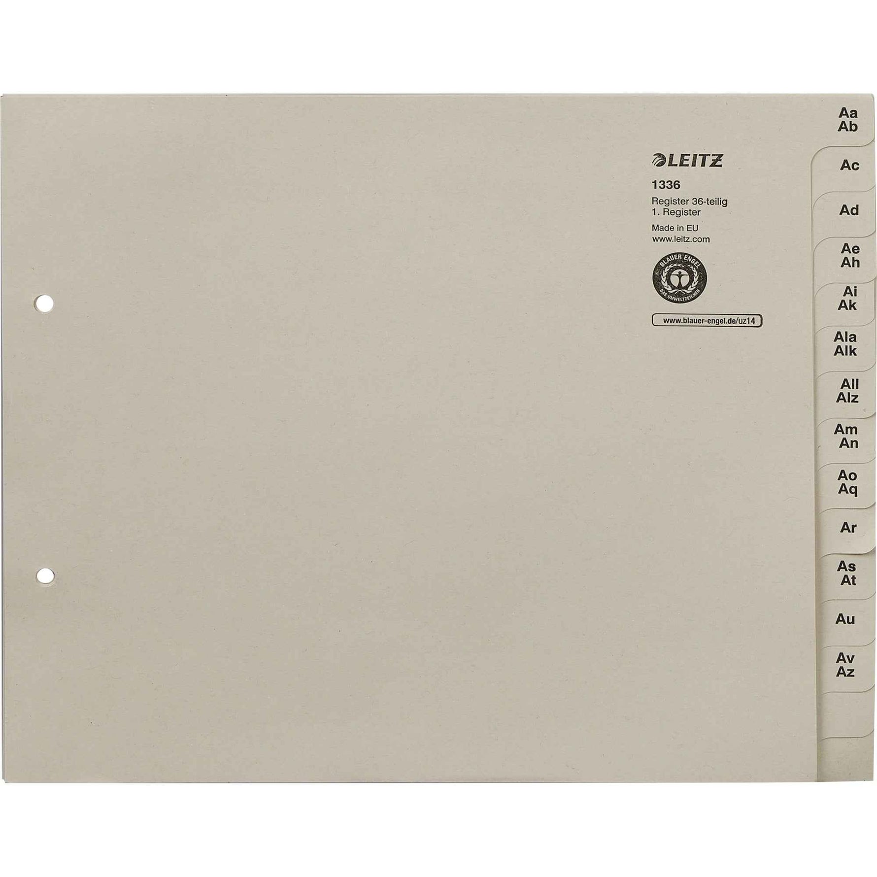 Leitz A-Z Register 540 Registerblätter