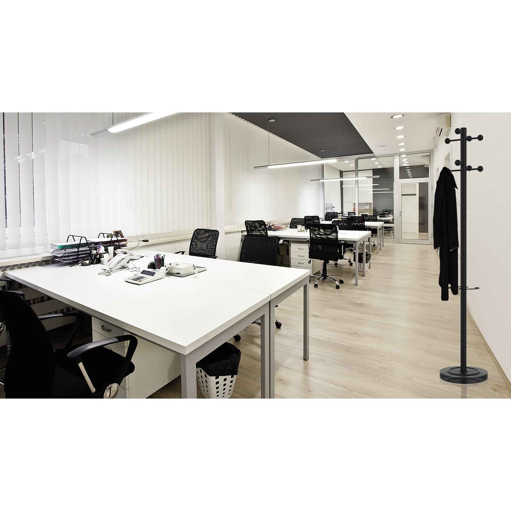 UNILUX Garderobenständer Access weiß/buche