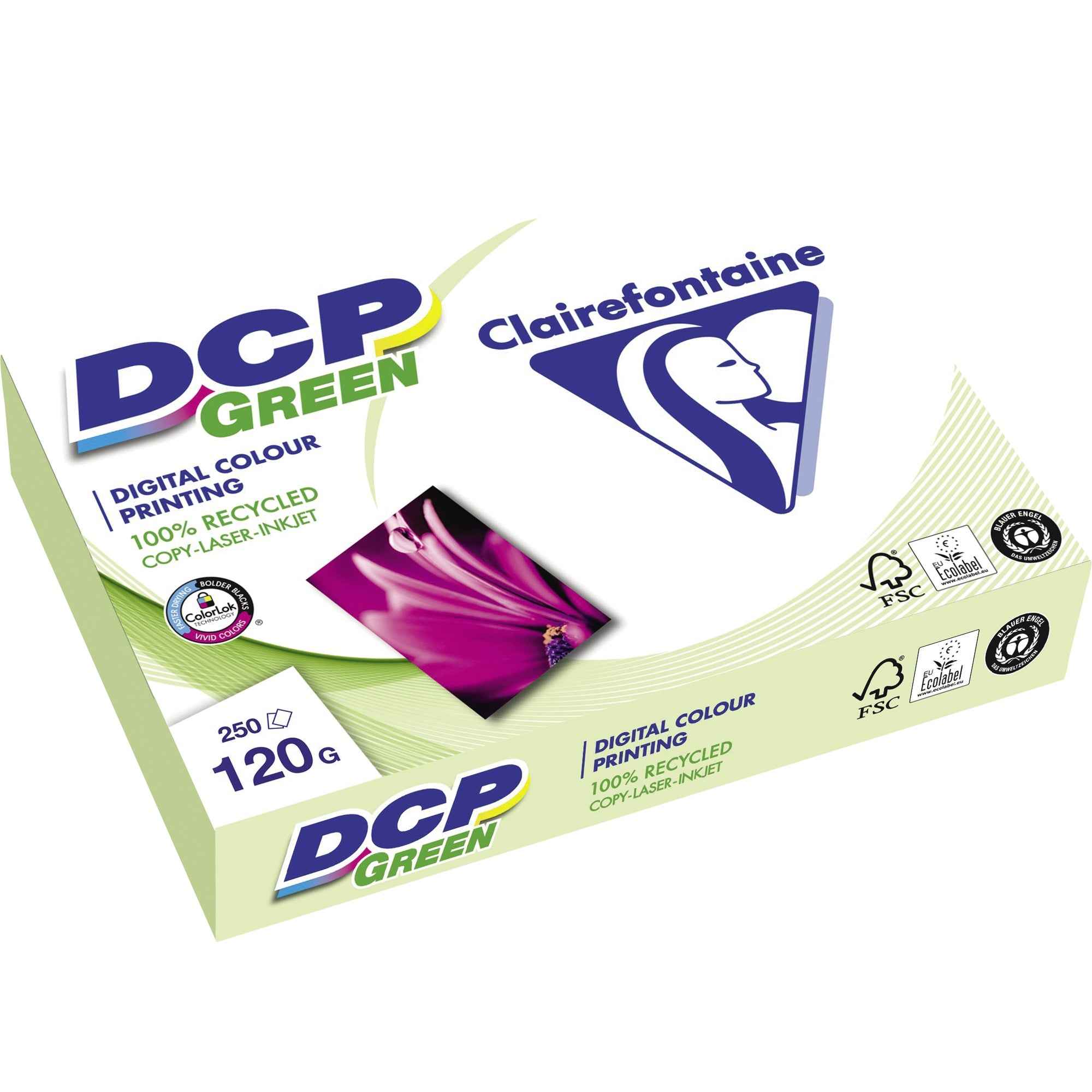 Clairefontaine Kopierpapier DCP GREEN DIN A4 250 Bl./Pack.