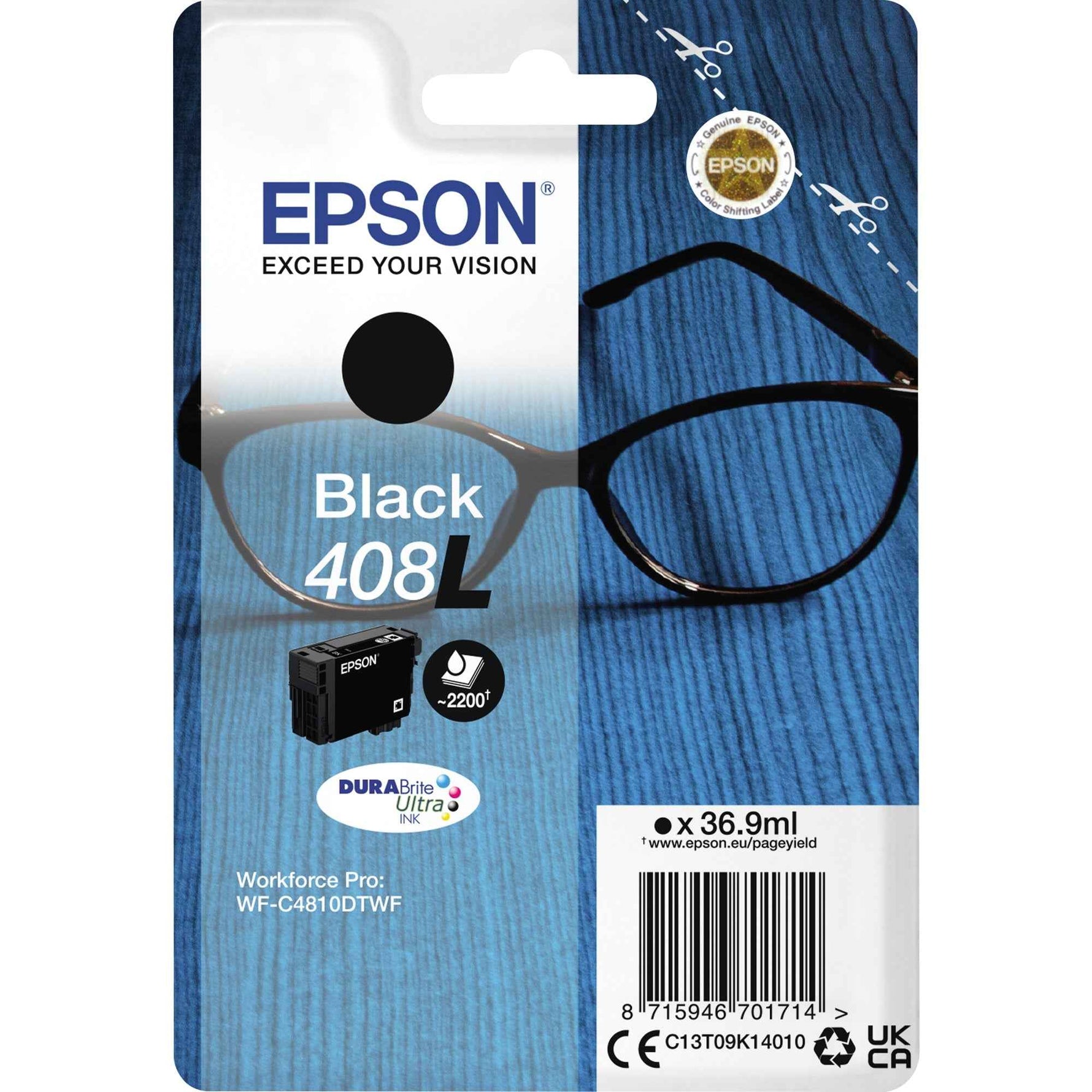 Epson Tintenpatrone 408L schwarz