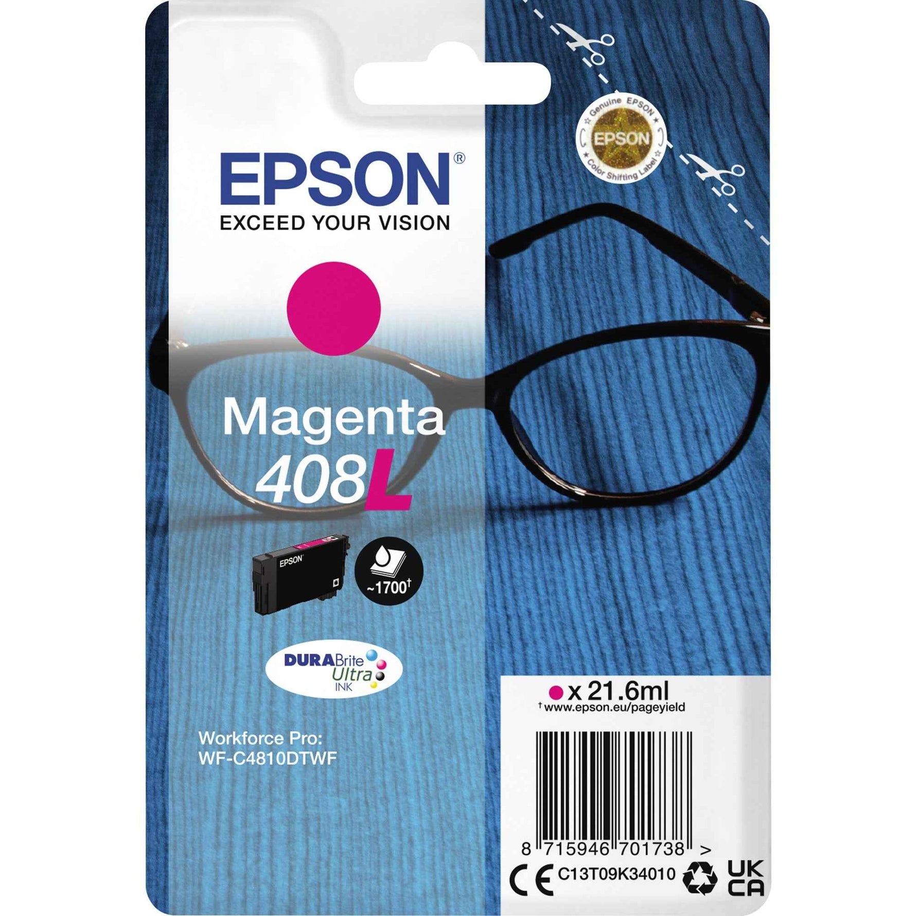Epson Tintenpatrone 408L magenta