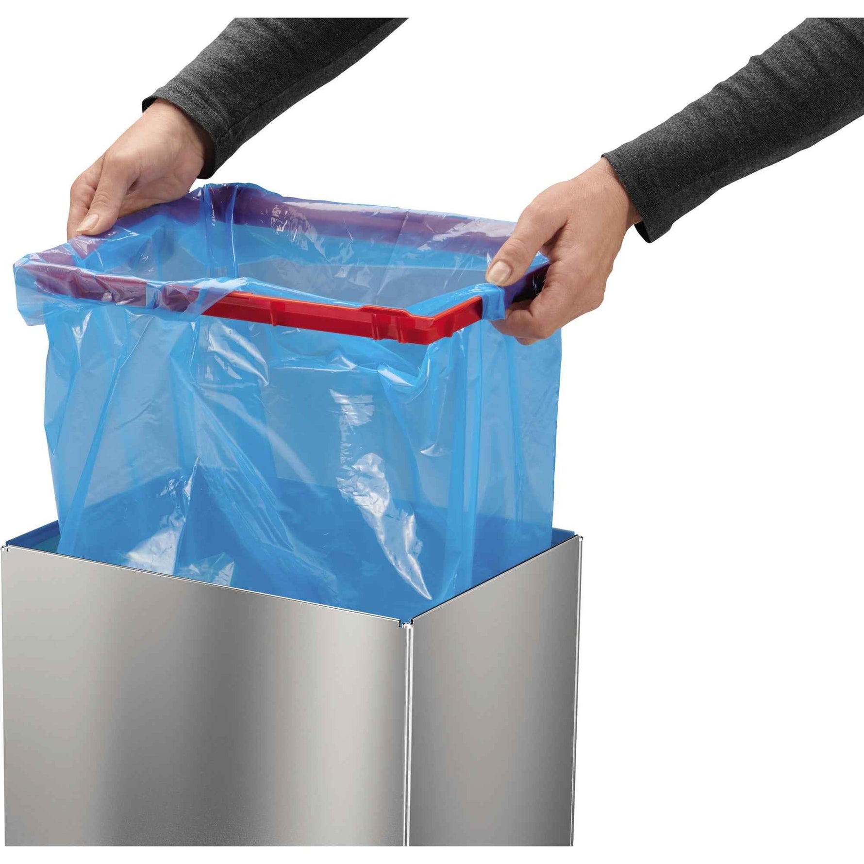 Hailo Abfalleimer Big-Box Swing XL 52 l Edelstahl