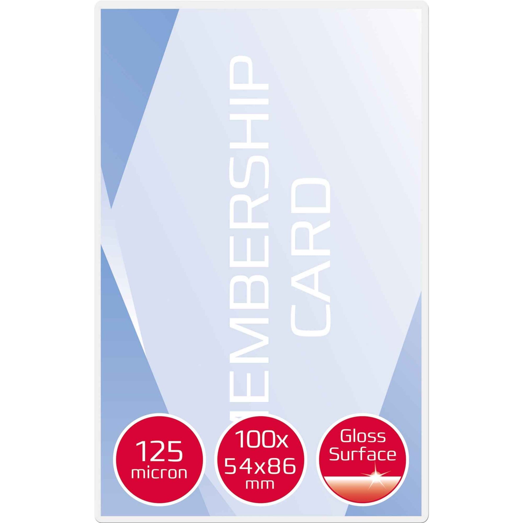 GBC® Laminierfolie Card™Pouch 54 x 86 mm (B x H)