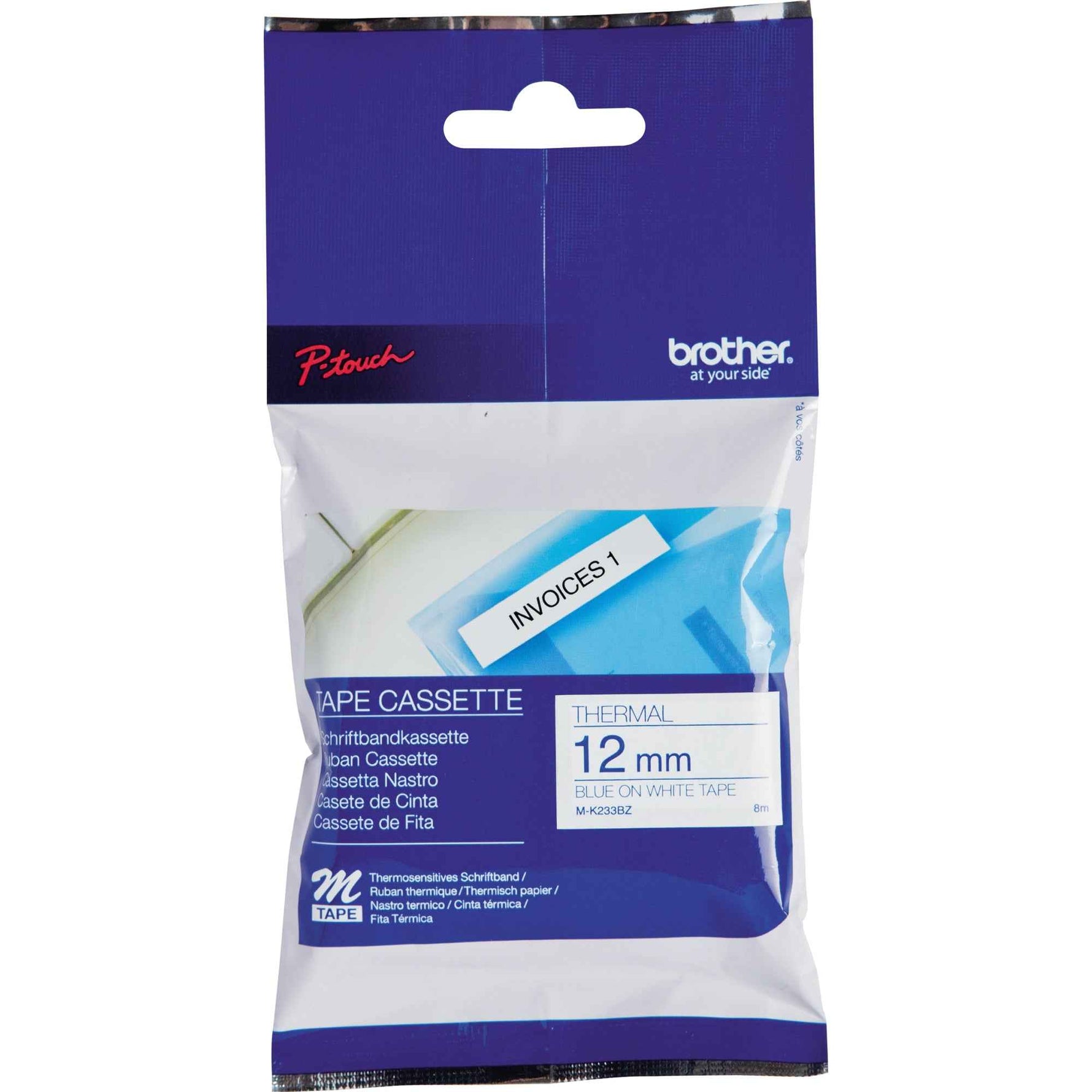 Brother Schriftbandkassette P-touch M-K233