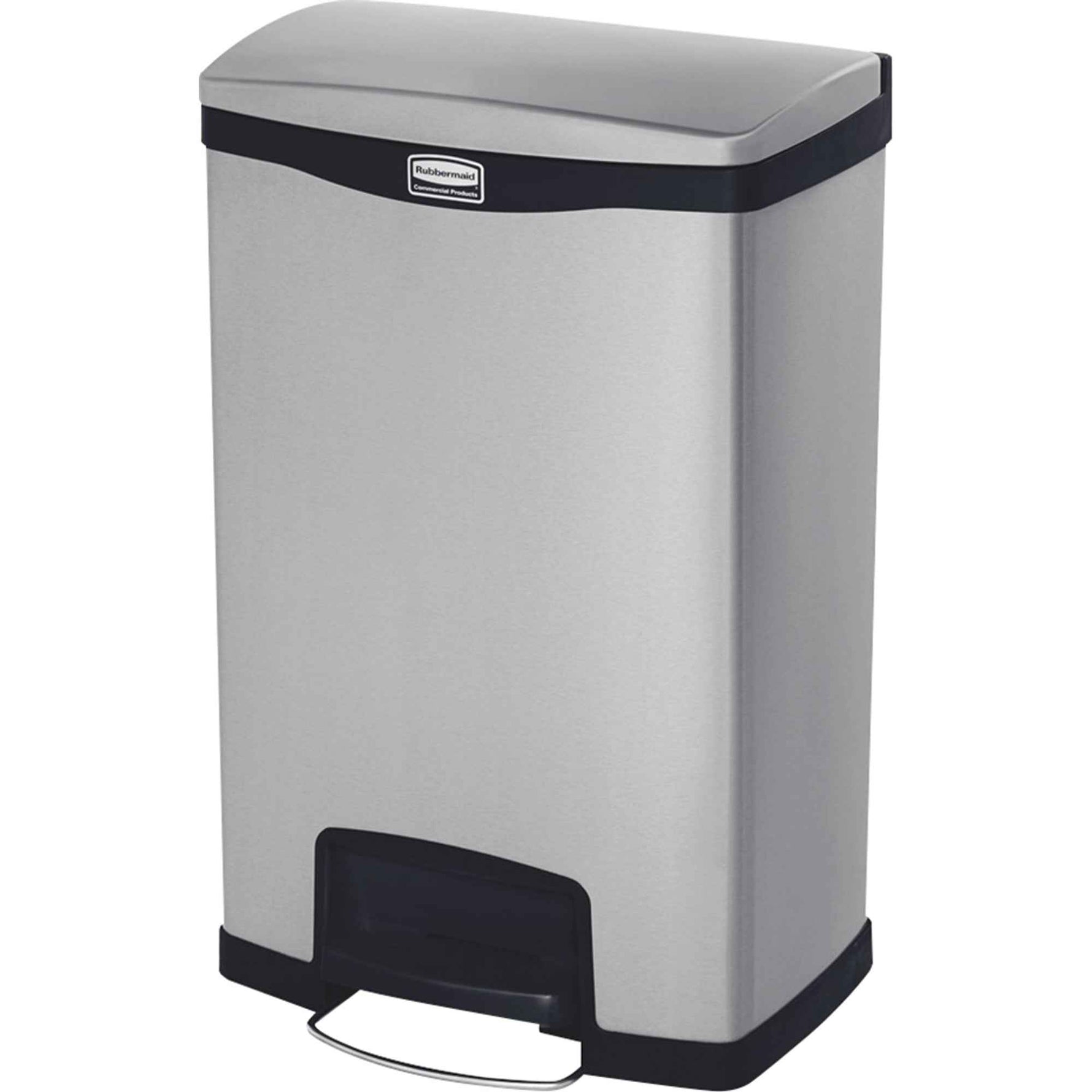 Rubbermaid Tretabfalleimer SLIM JIM® STEP-ON 50 l 1 Sortierfach