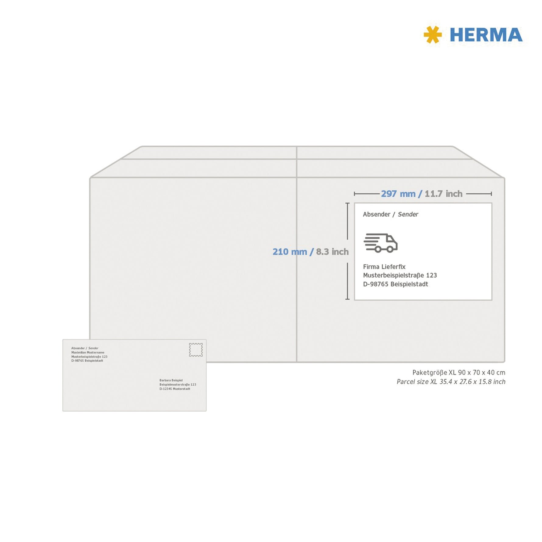 HERMA Folienetikett SPECIAL 210 x 297 mm (B x H) - Wiepa Bürofachpartner