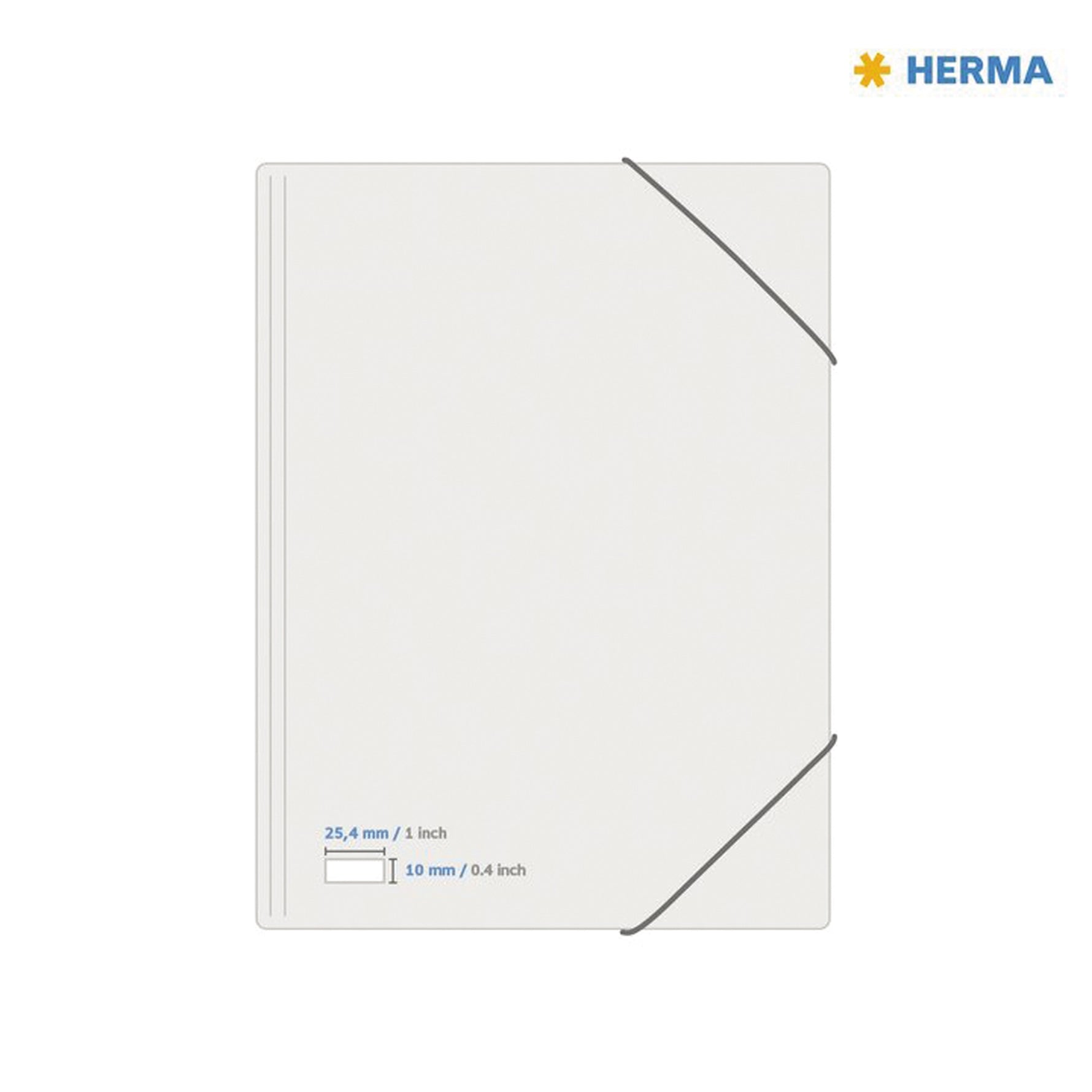 HERMA Typenschildetikett 25,4 x 10 mm (B x H) 25 Bl./Pack. - Wiepa Bürofachpartner