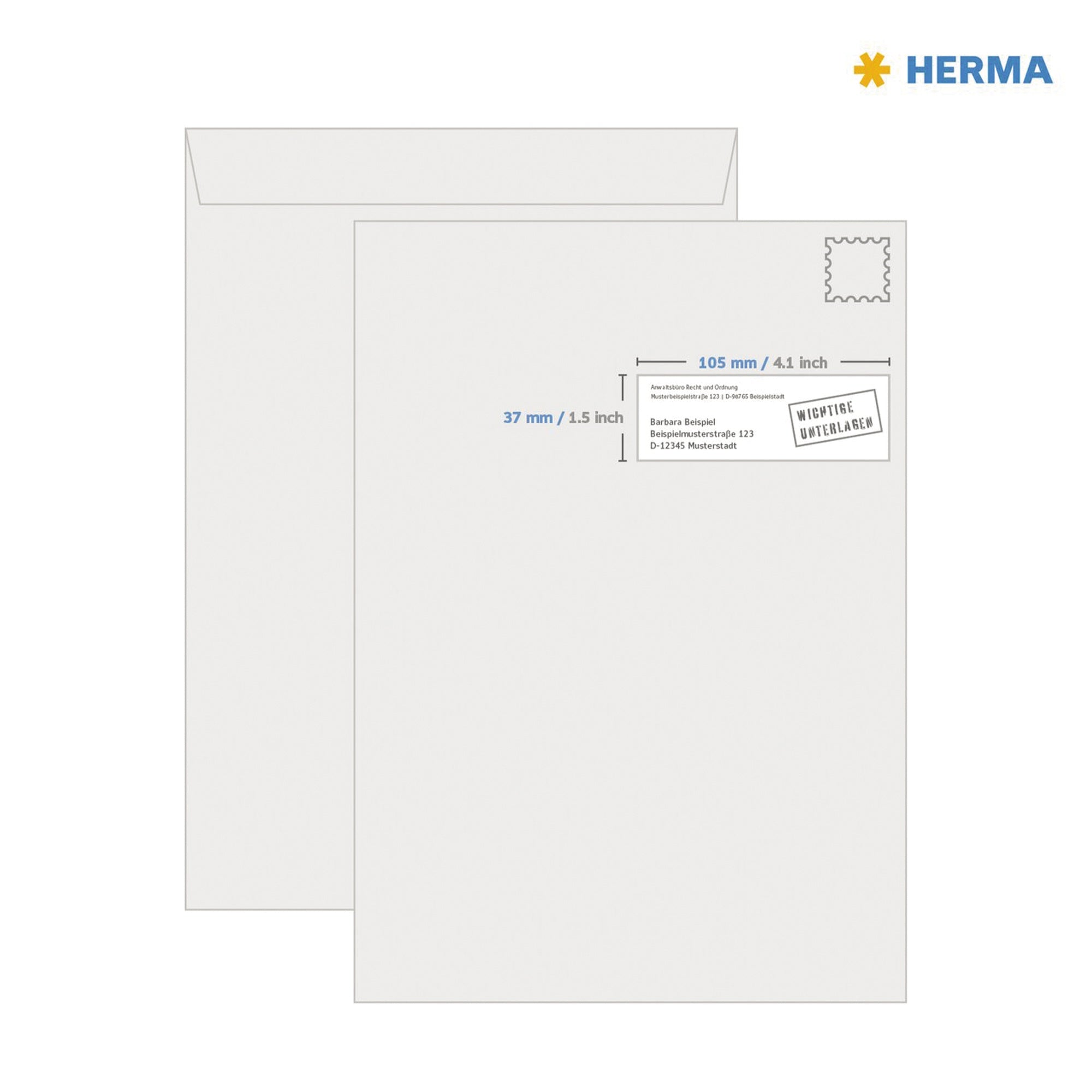 HERMA Universaletikett 105 x 37 mm (B x H) - Wiepa Bürofachpartner