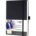 SIGEL Buchkalender Conceptum undatiert Tagesplan