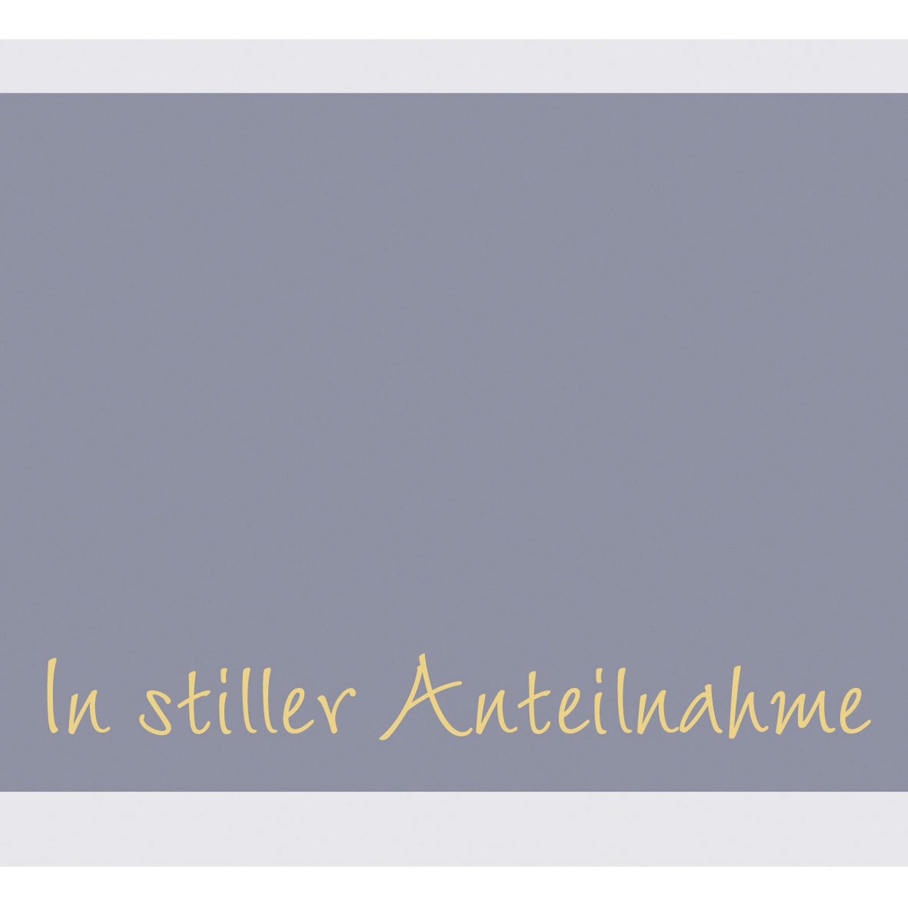 SIGEL Faltkarte Trauerkarte Anteilnahme - Wiepa Bürofachpartner
