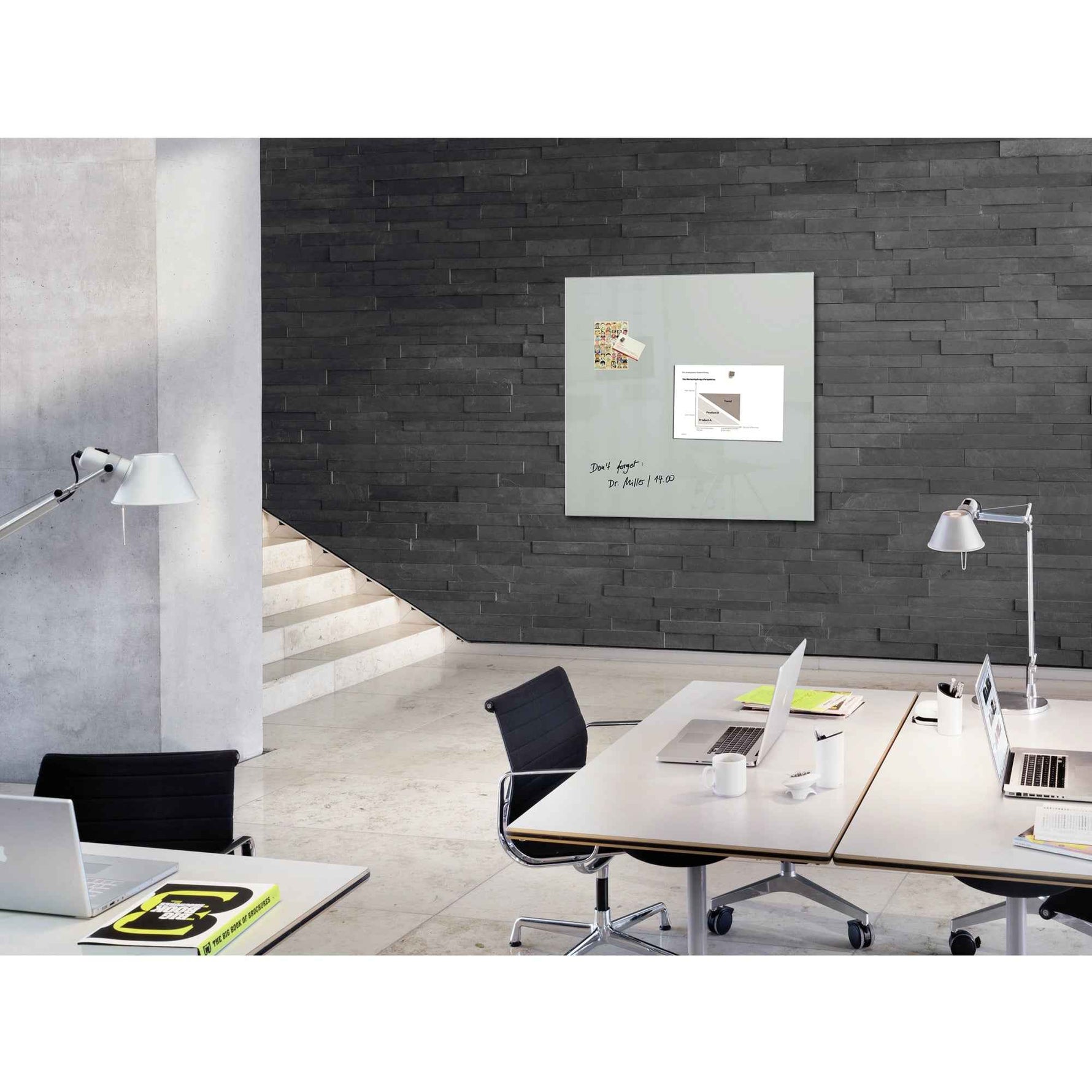 SIGEL Glasboard Artverum 100 x 100 x 1,8 cm (B x H x T)
