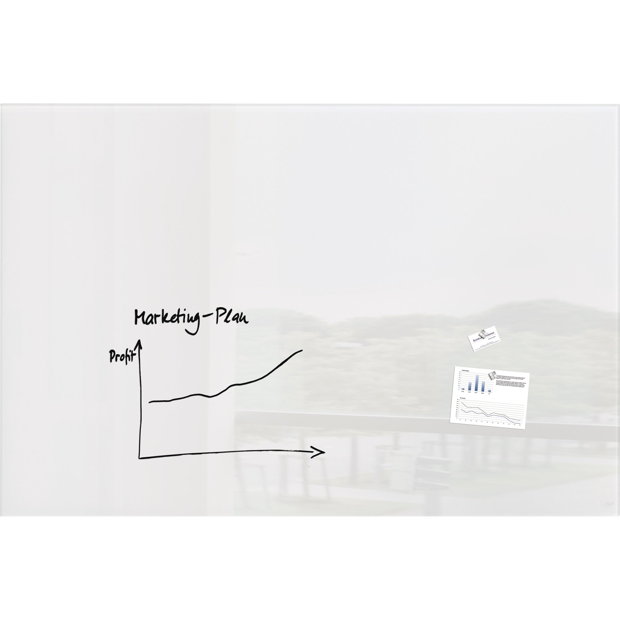 SIGEL Glasboard Artverum 180 x 120 x 1,8 cm (B x H x T) - Wiepa Bürofachpartner