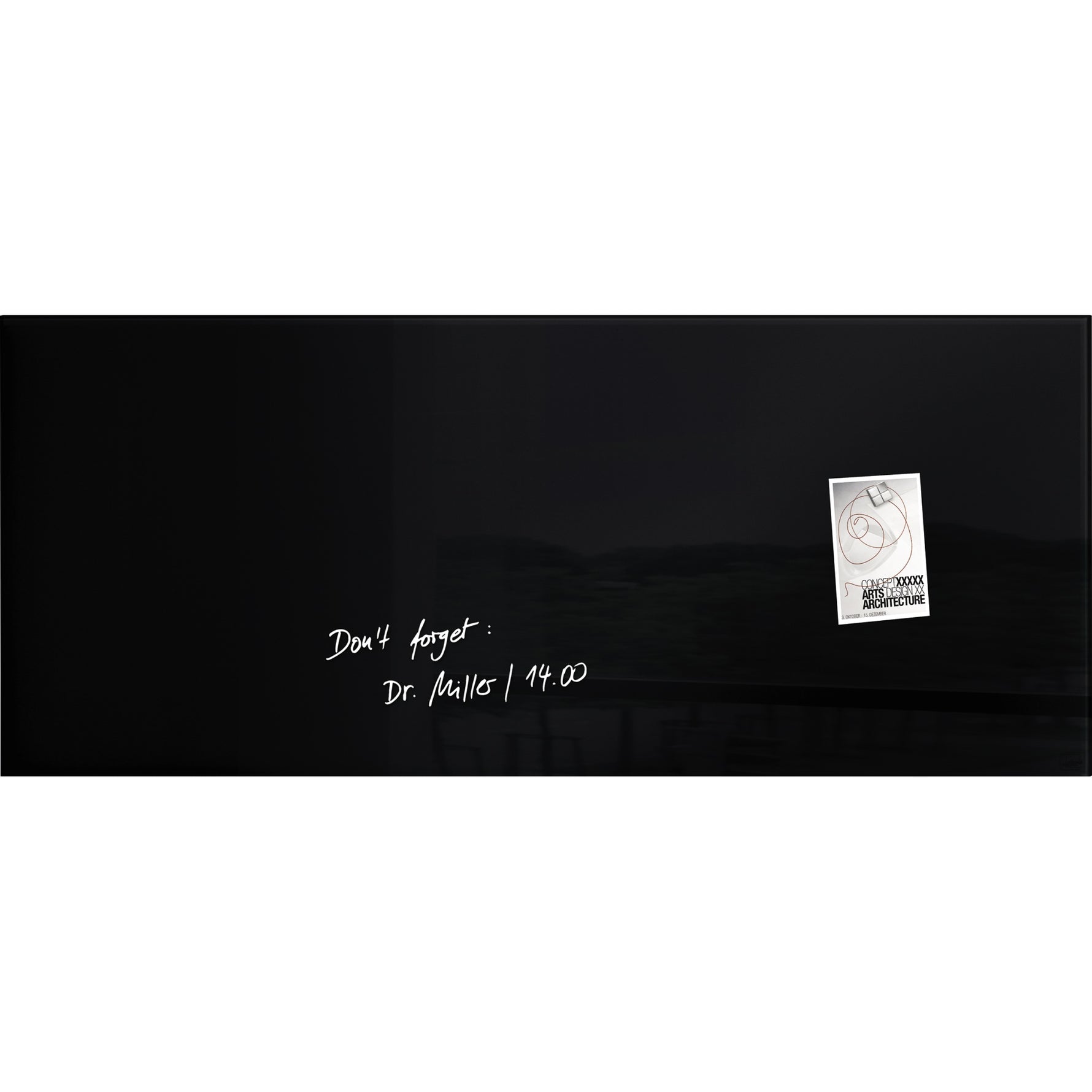 SIGEL Glasboard Artverum 130 x 55 x 1,5 cm (B x H x T) - Wiepa Bürofachpartner
