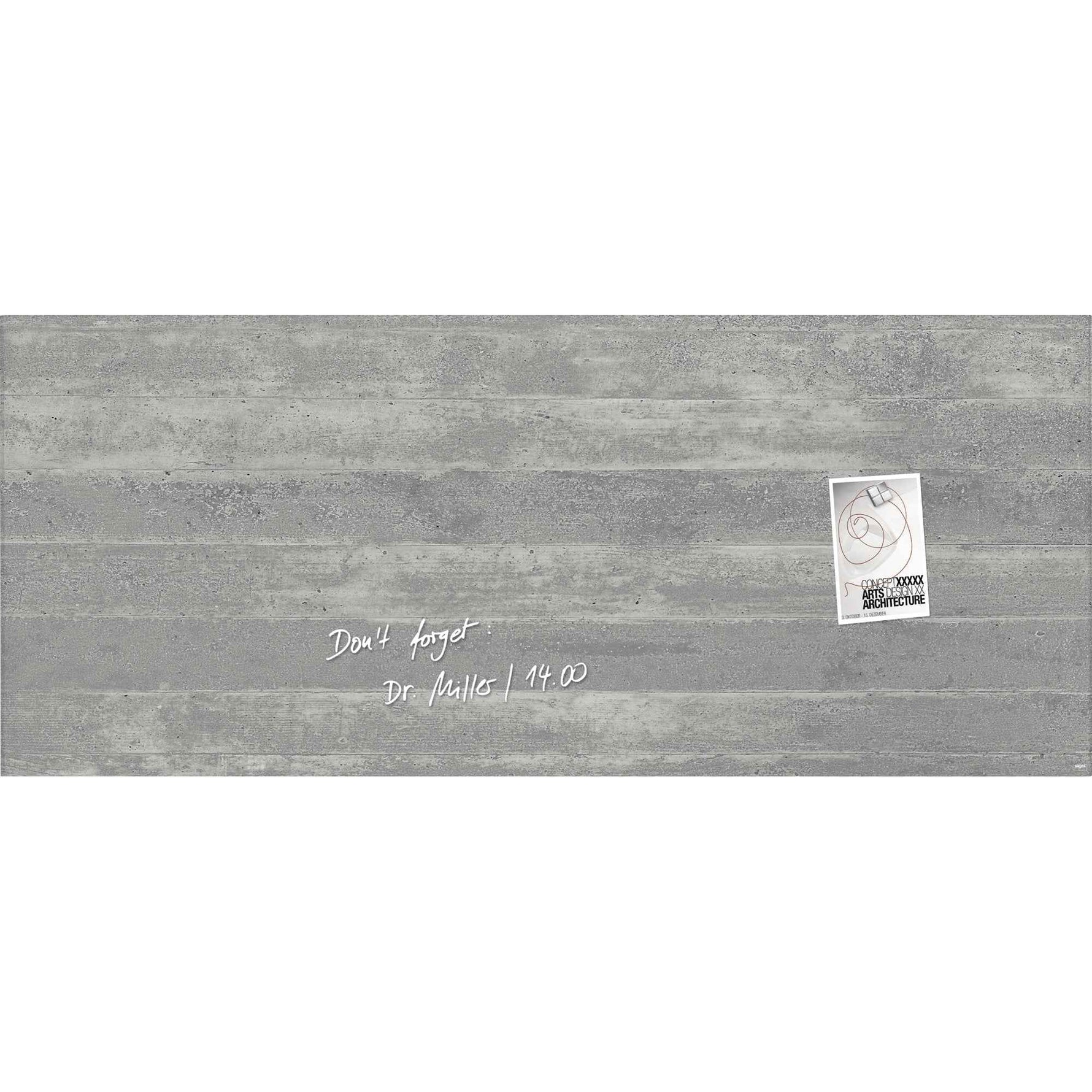 SIGEL Glasboard Artverum 130 x 55 x 1,5 cm (B x H x T)