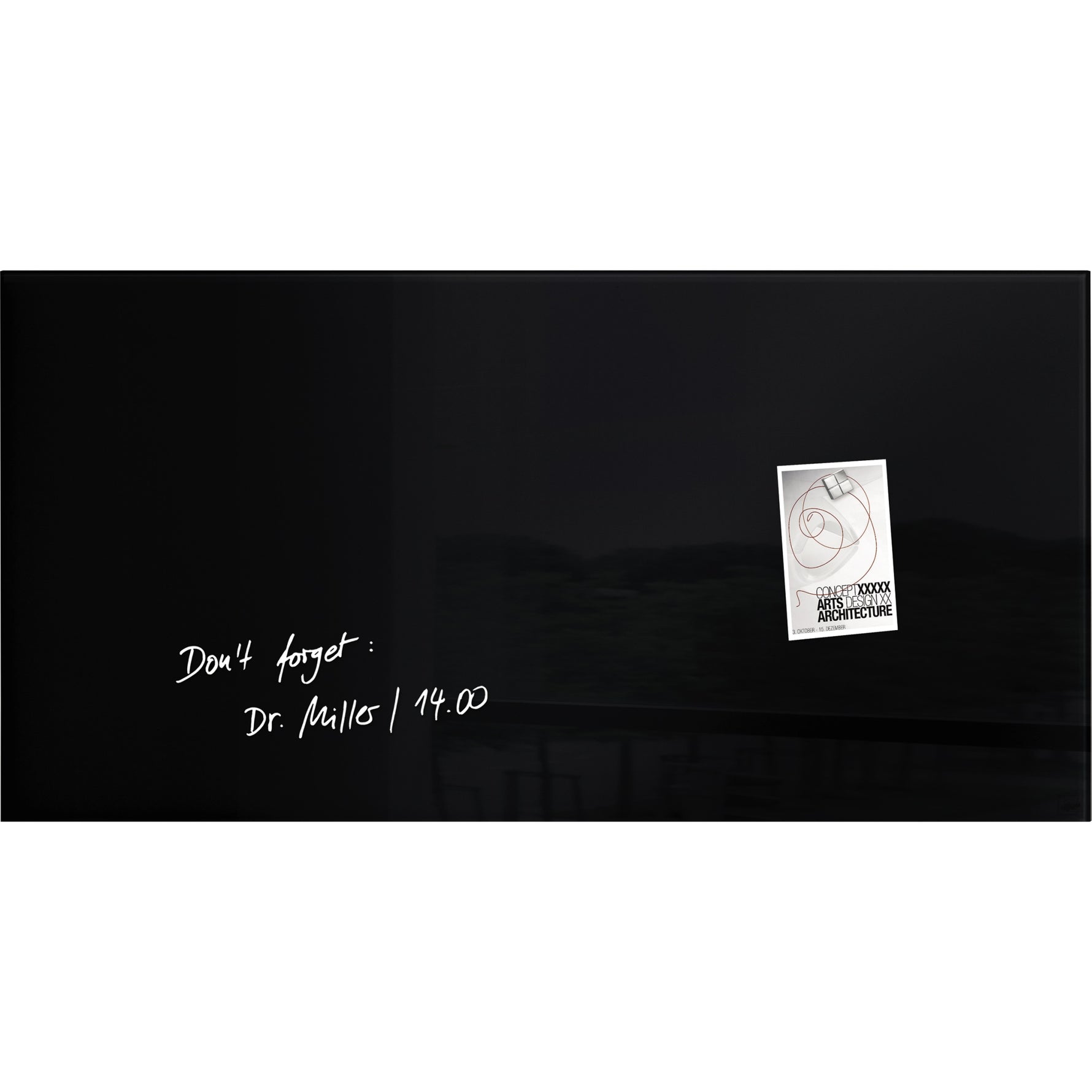 SIGEL Glasboard Artverum 91 x 46 x 1,5 cm (B x H x T) hochglänzend - Wiepa Bürofachpartner