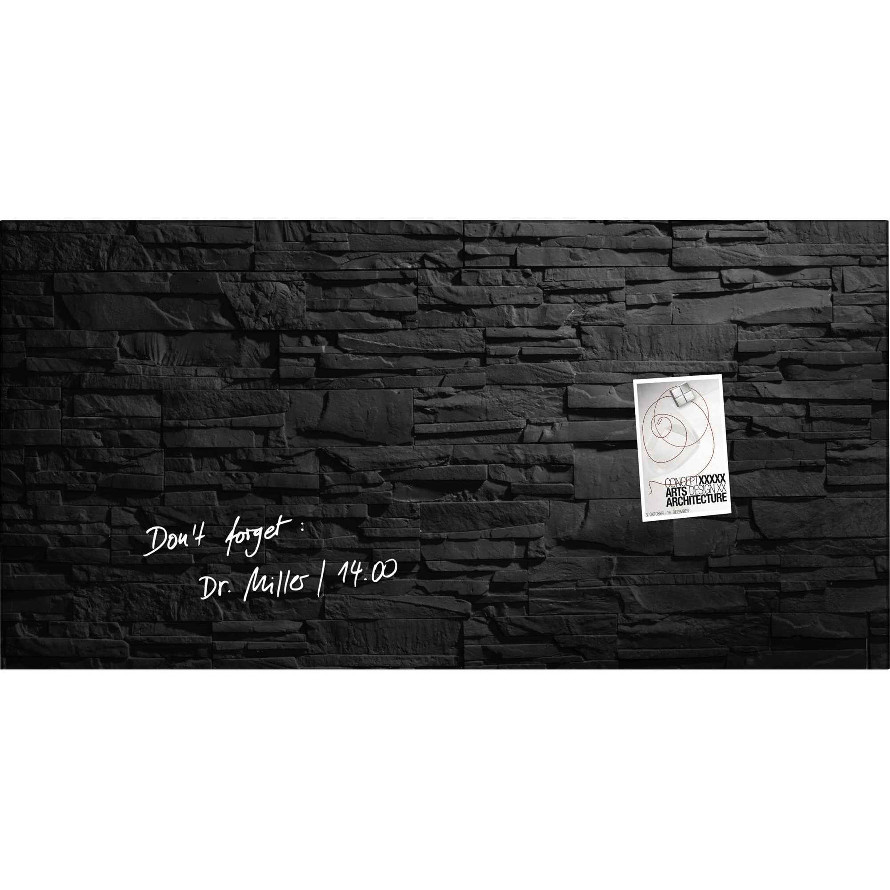 SIGEL Glasboard Artverum 91 x 46 x 1,5 cm (B x H x T) hochglänzend