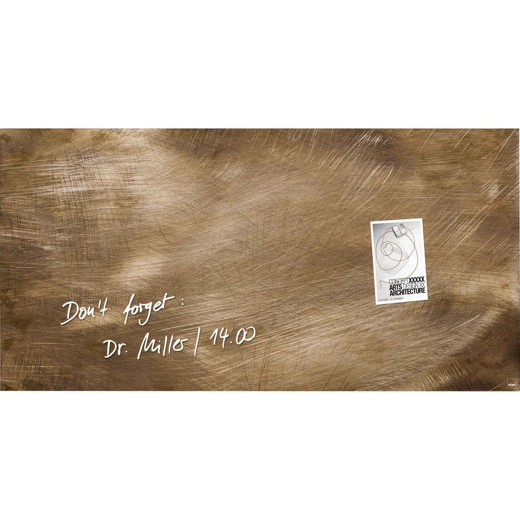 SIGEL Glasboard Artverum 91 x 46 x 1,5 cm (B x H x T) hochglänzend