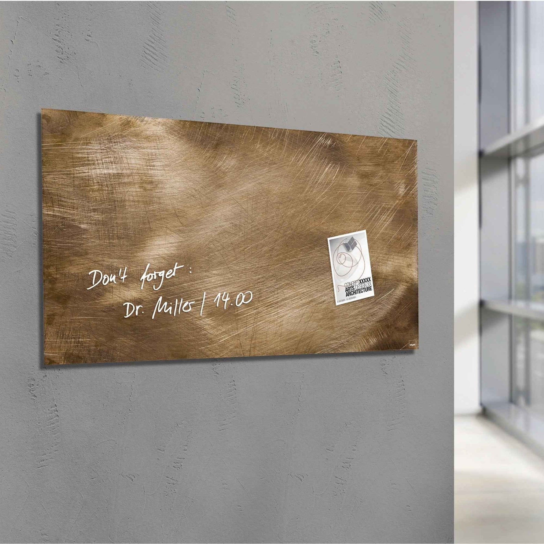 SIGEL Glasboard Artverum 91 x 46 x 1,5 cm (B x H x T) hochglänzend