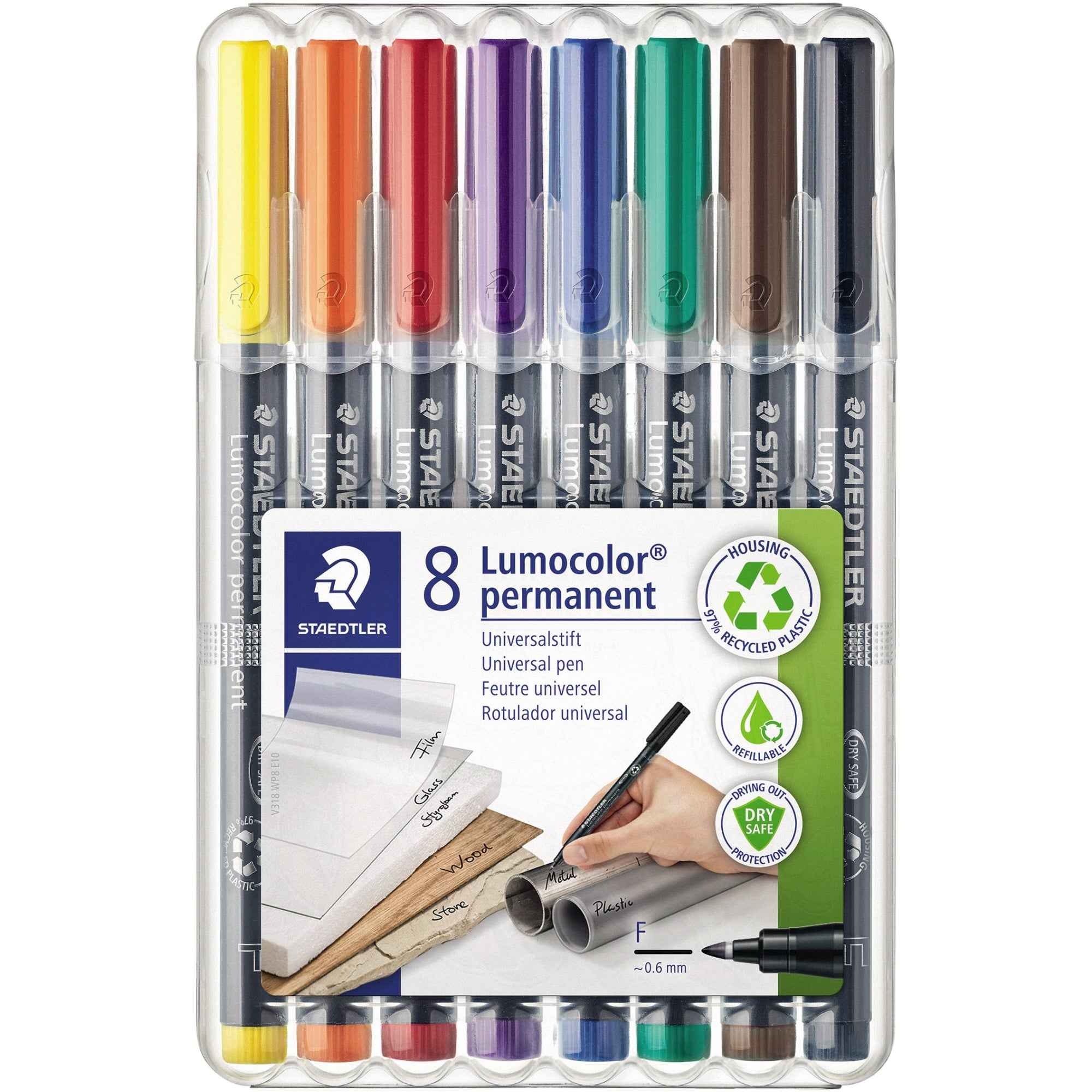 STAEDTLER® Folienstift Lumocolor® permanent 318 8 St./Pack.