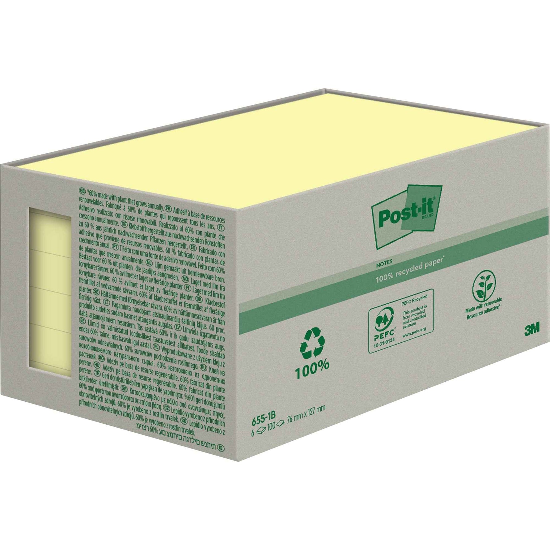 Post-it® Haftnotiz Recycling Notes
