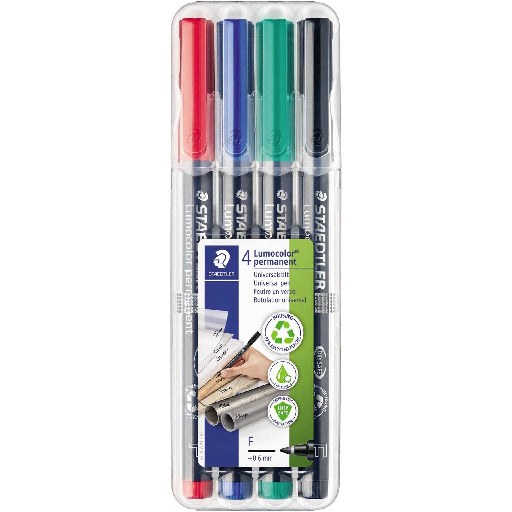 STAEDTLER® Folienstift Lumocolor® permanent 318 4 St./Pack.