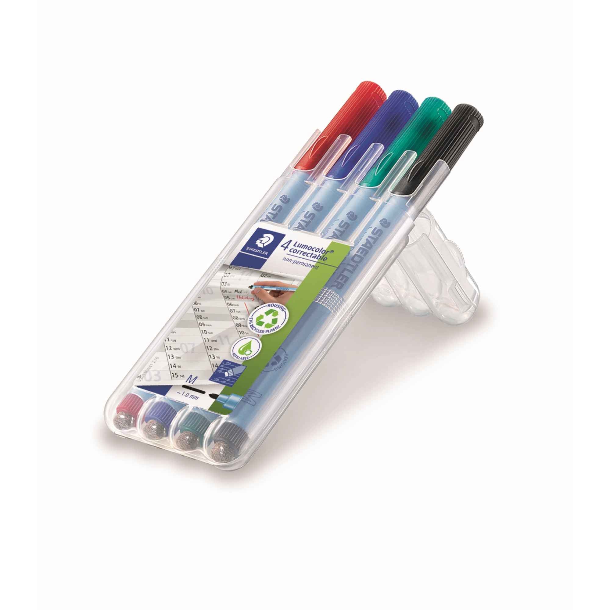 STAEDTLER® Folienstift Lumocolor® correctable 305 4 St./Pack.