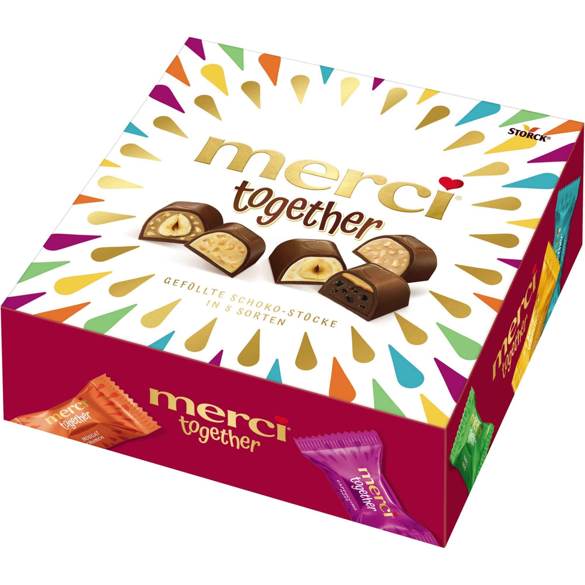 merci together Pralinen