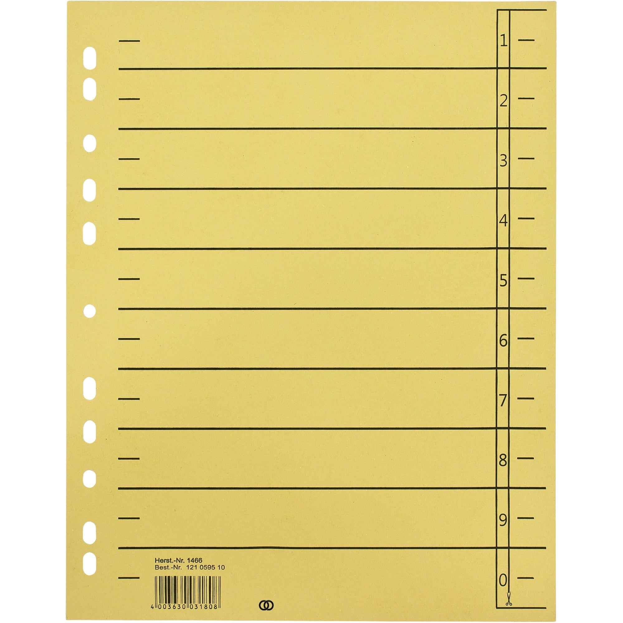 Soennecken Trennblatt oeco 100 St./Pack.