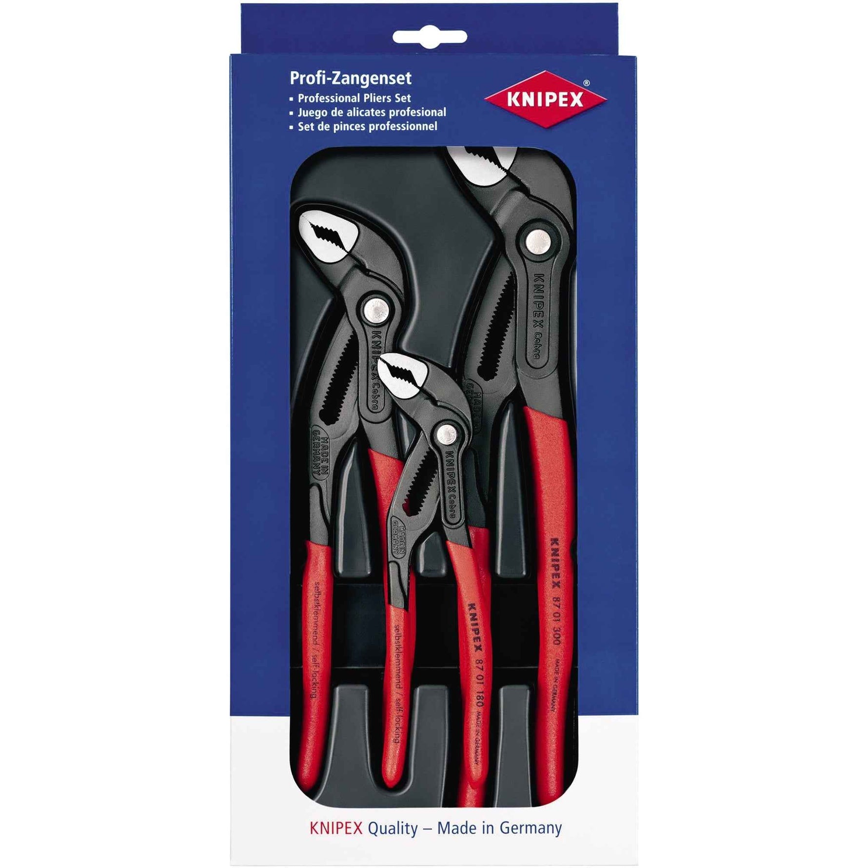KNIPEX Zangen-Set Cobra® Wasserpumpenzange